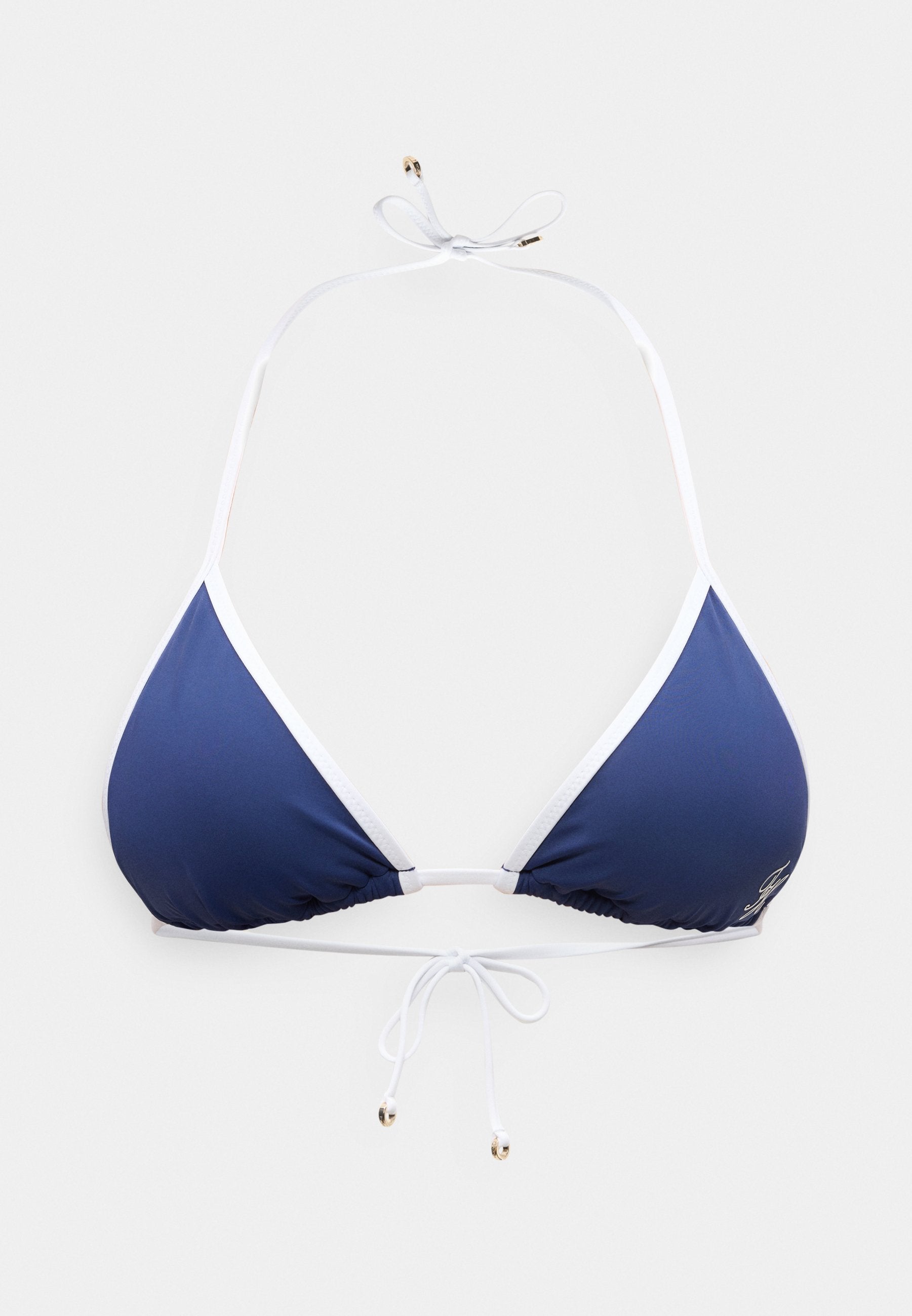 ESSENTIALS TRIANGLE - Bikini top - preppy navy