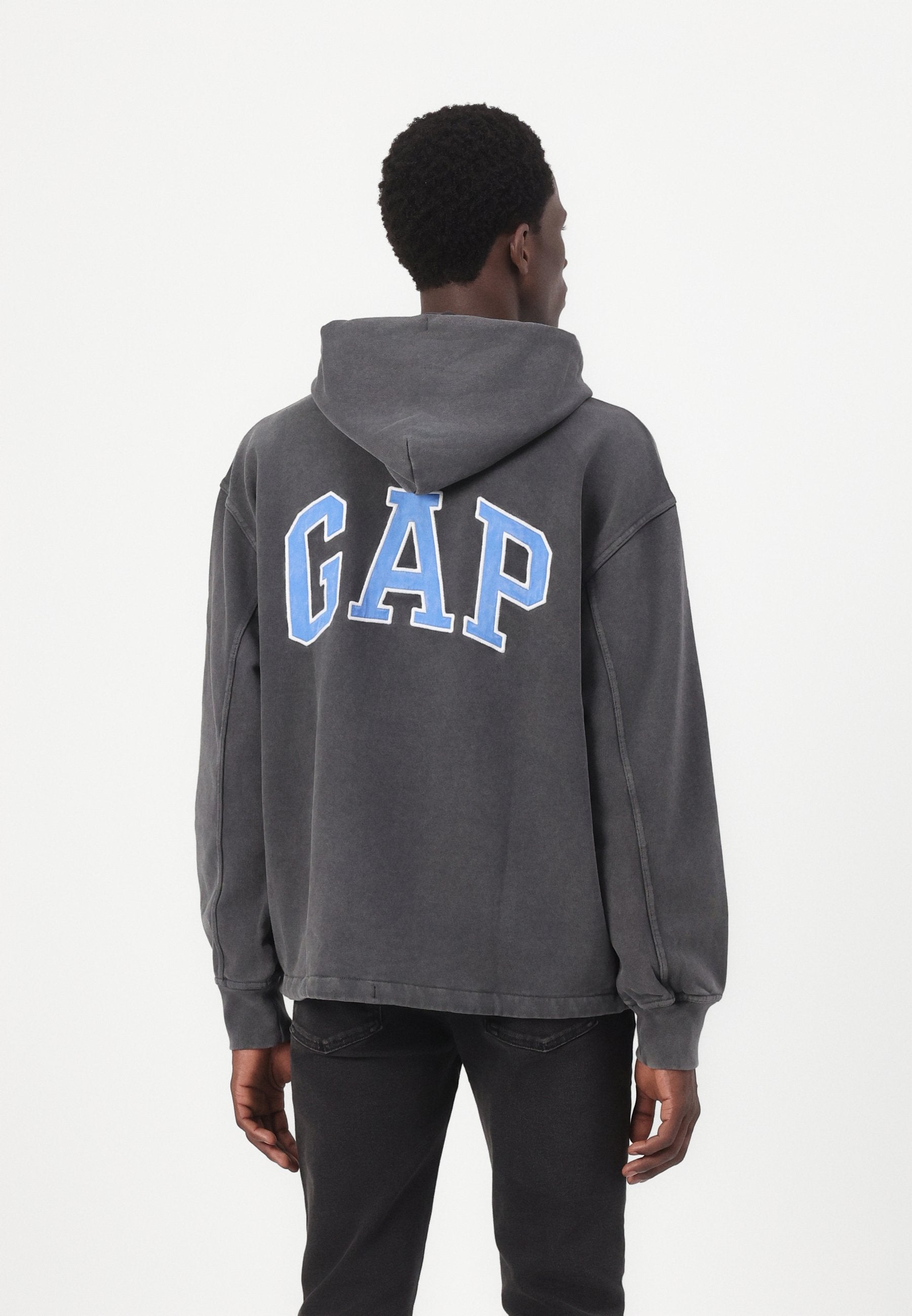 SPORT PONCHO - Hoodie - moonless night