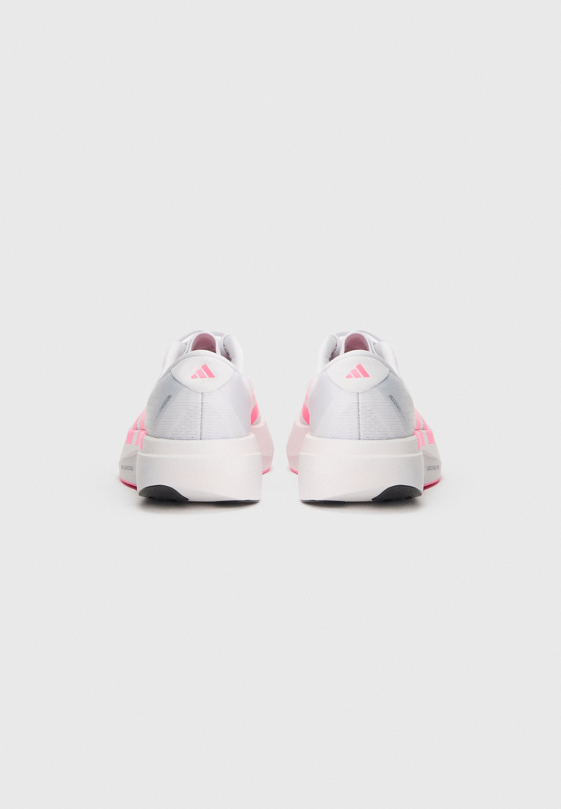 ADIZERO EVO SL J UNISEX - Road running shoes - dash grey/lucid pink/core black