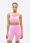 BRA CAPSULE - Light support sports bra - light magenta/white