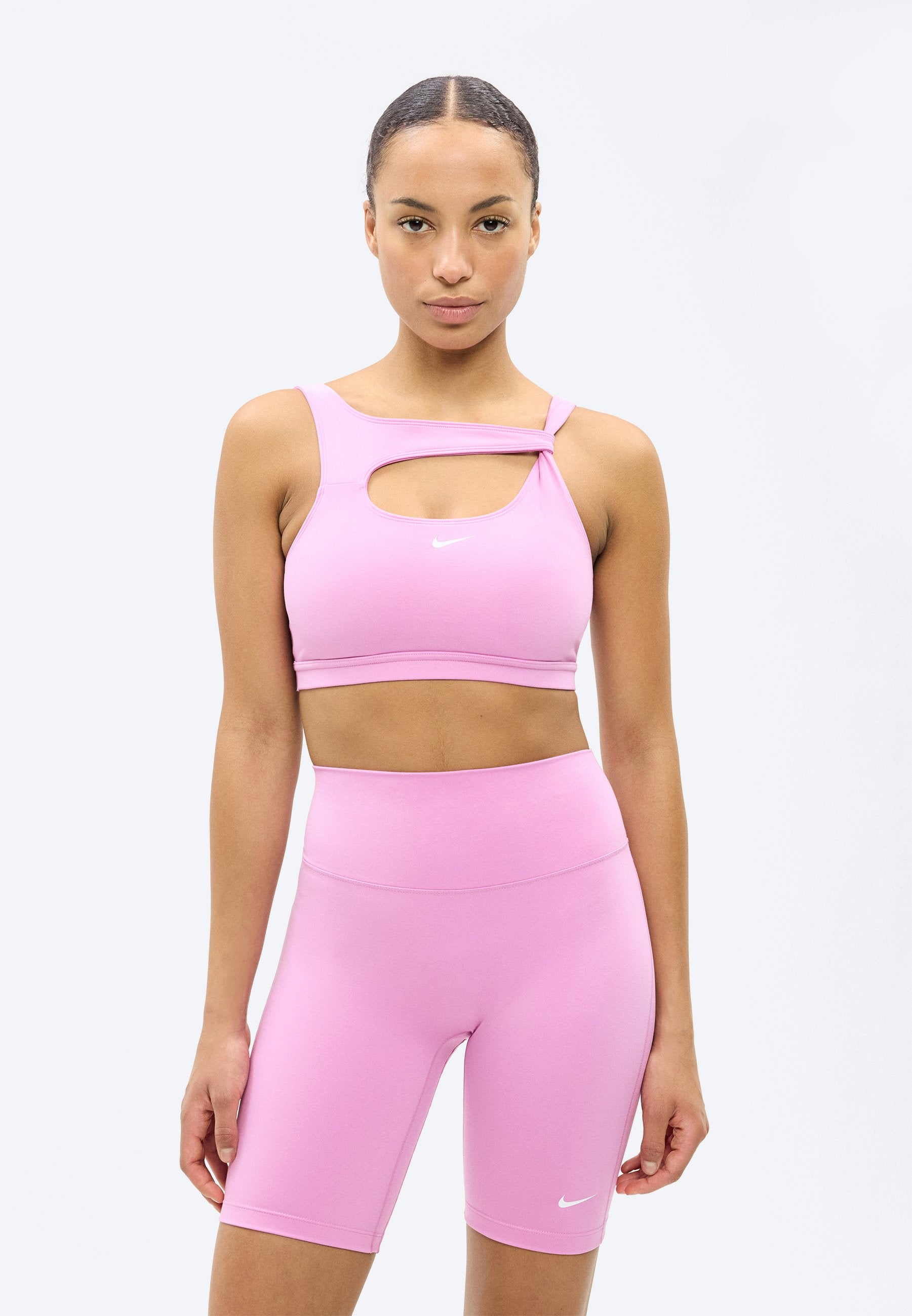 BRA CAPSULE - Light support sports bra - light magenta/white