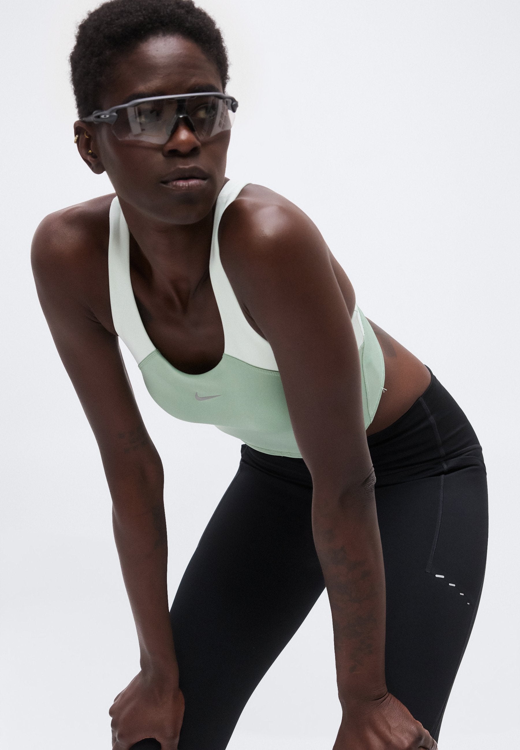 TEMPO BRA TANK - Top - barely green/steam