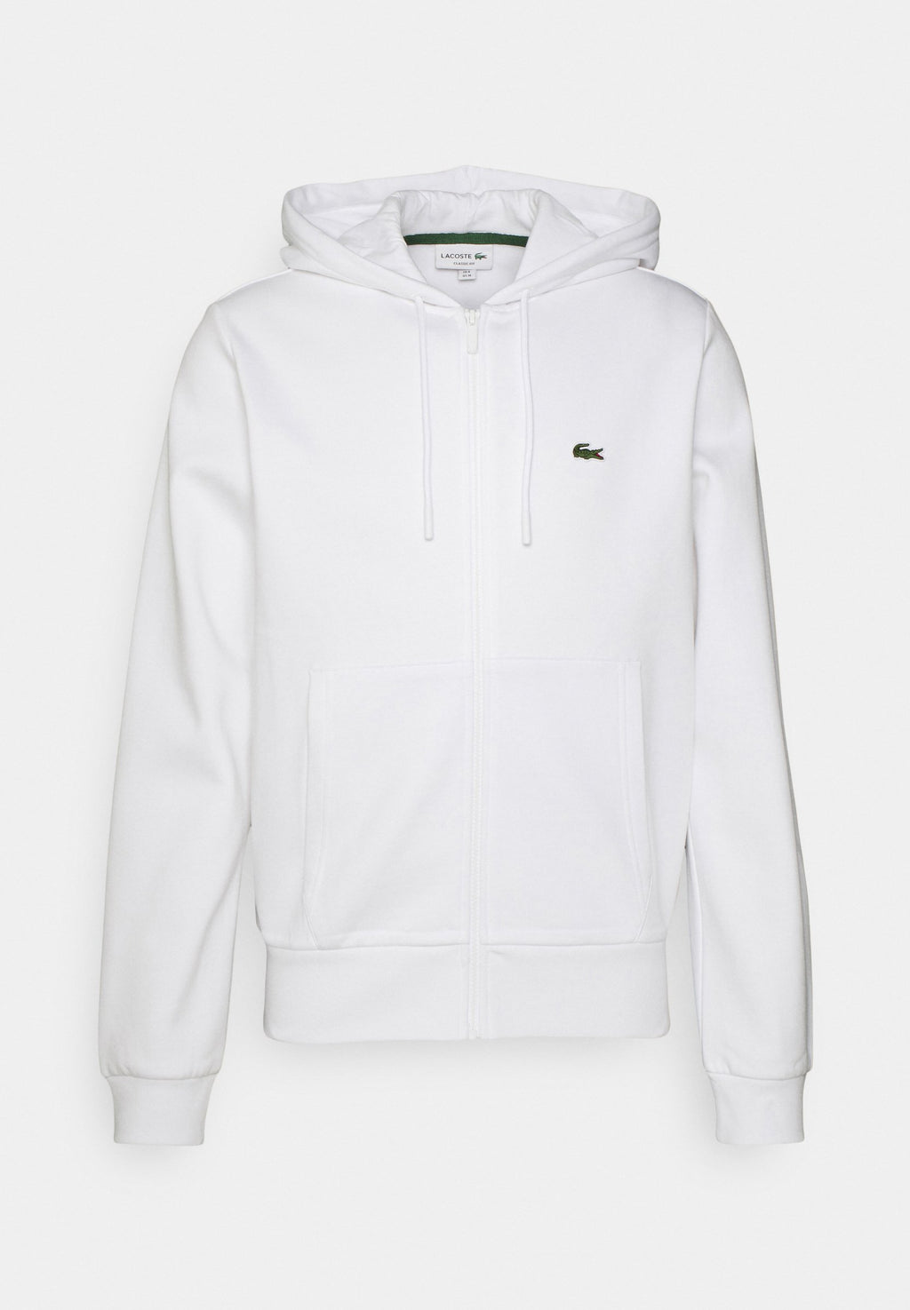 Zip-up sweatshirt - blanc