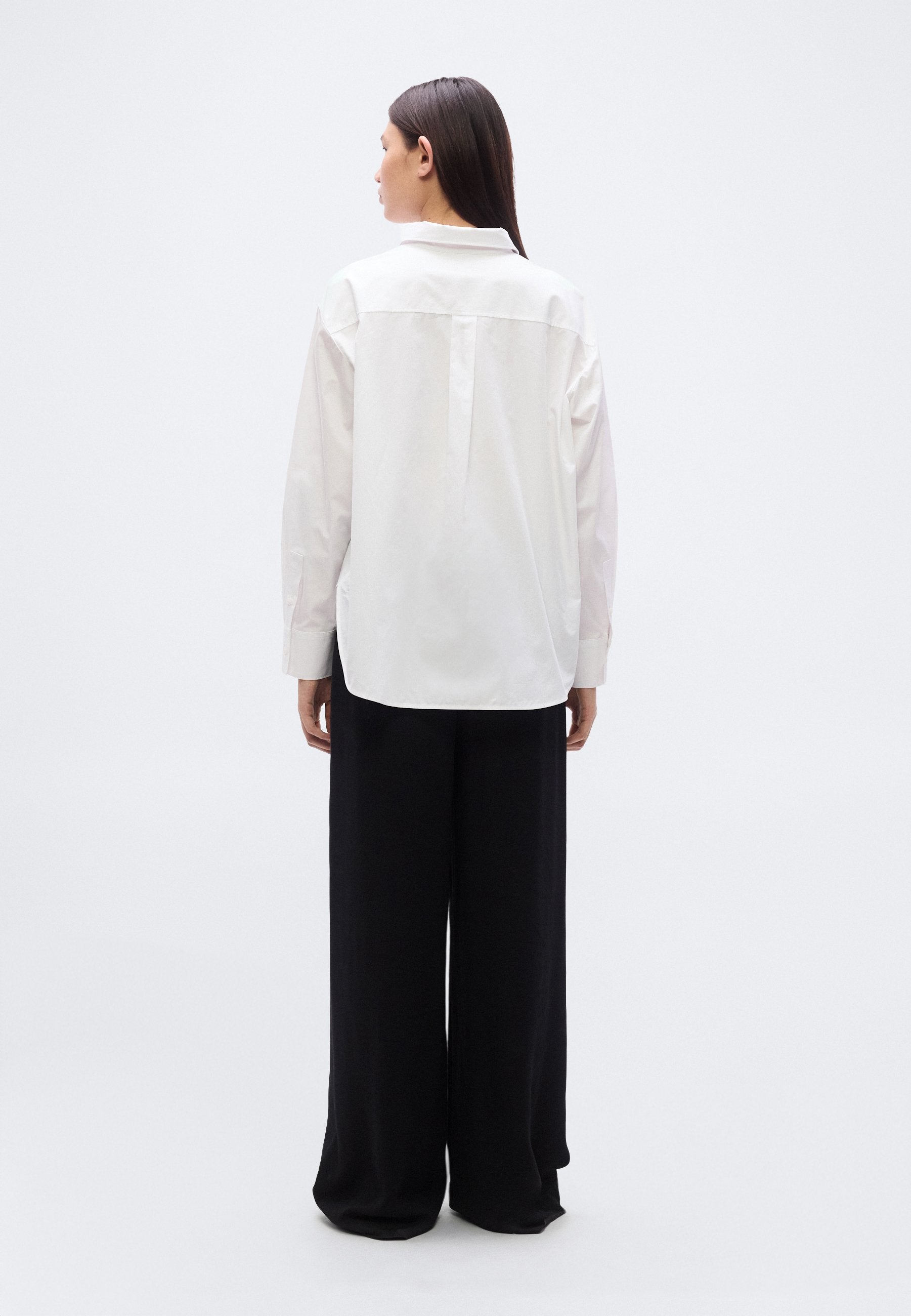 RELAXED  - Button-down blouse - brilliant white