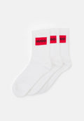 LABEL 3 PACK - Socks - white