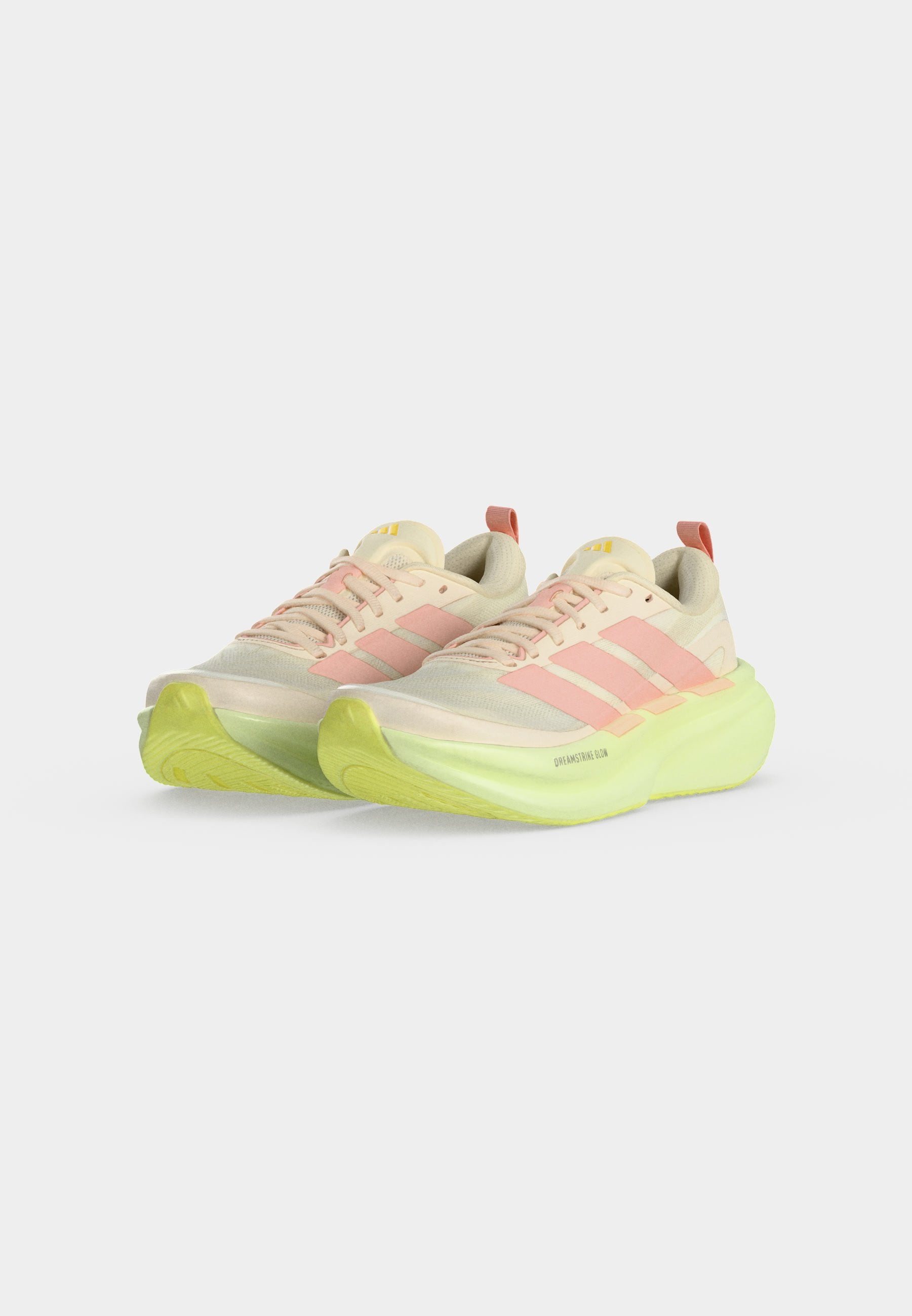 SUPERNOVA GLIDE W - Road running shoes - white/vapour pink/ivory