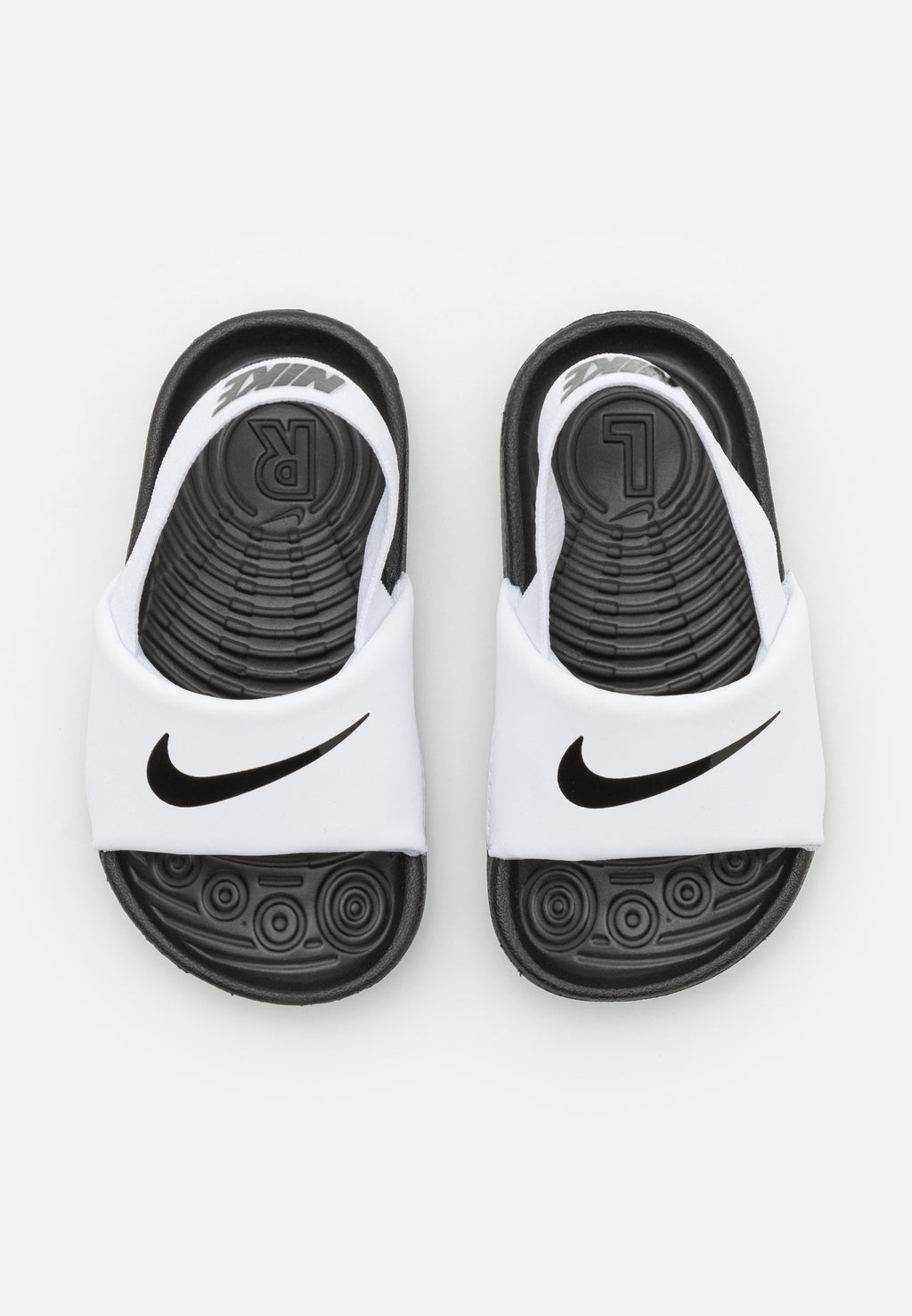KAWA SLIDE UNISEX - Claquettes de piscine - blanc/noir