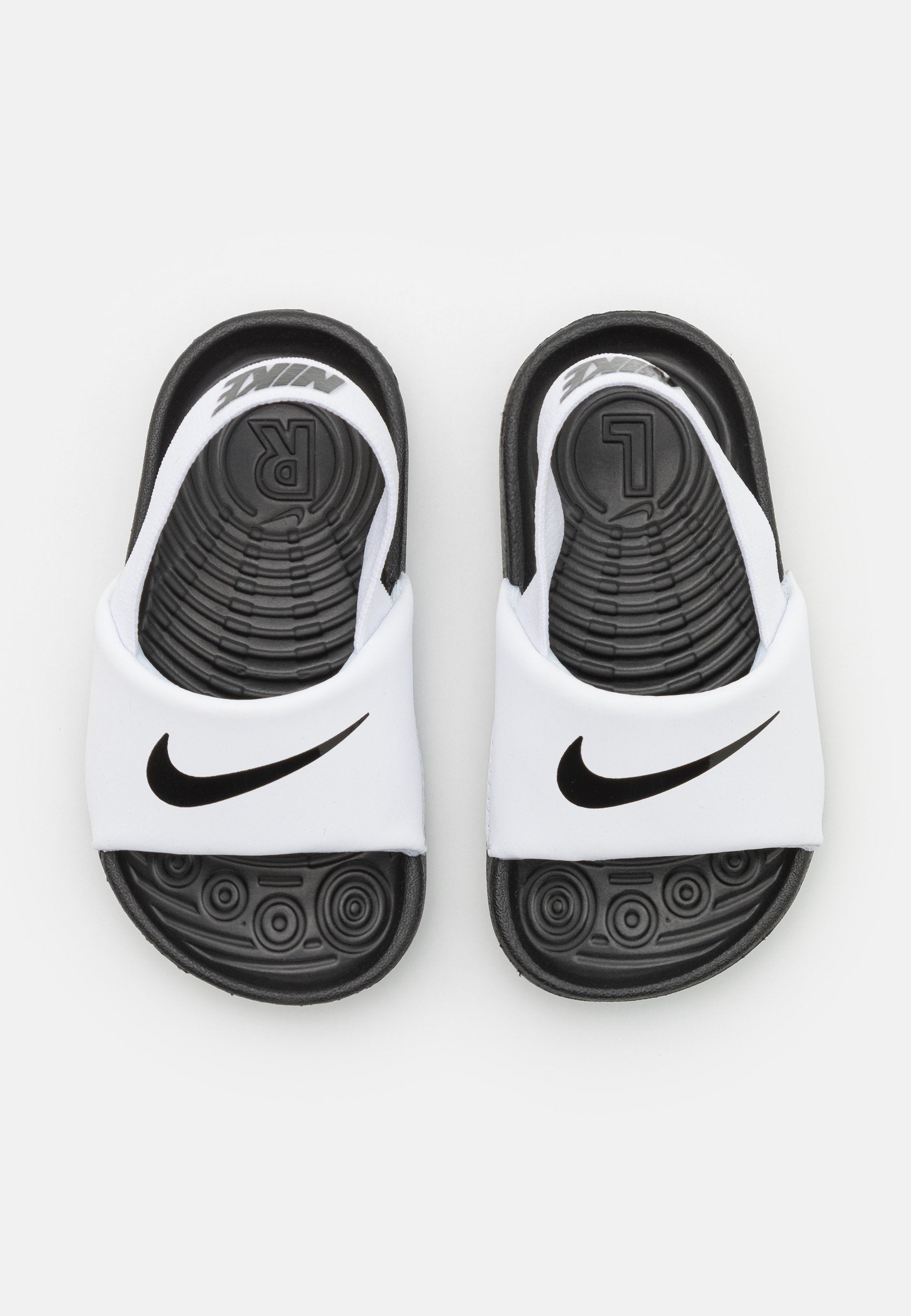 KAWA SLIDE UNISEX - Claquettes de piscine - blanc/noir