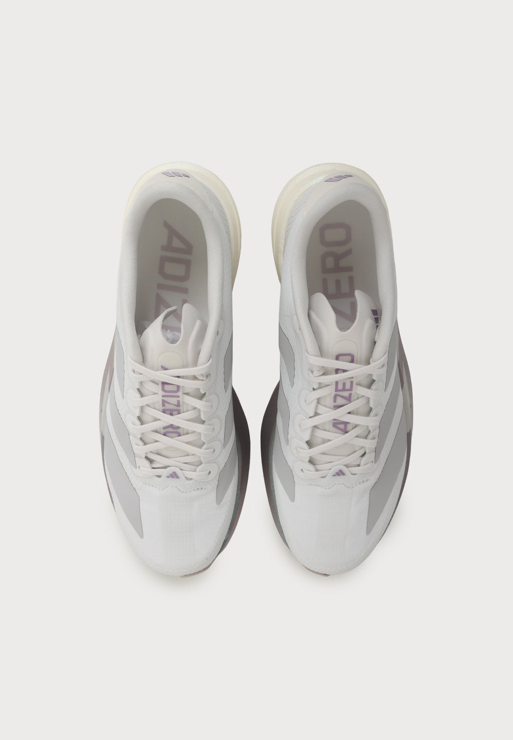 Walking shoes - crystal white/grey two/matt purple met
