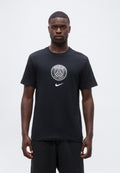 PARIS SAINT-GERMAIN CREST TEE - Club wear - black