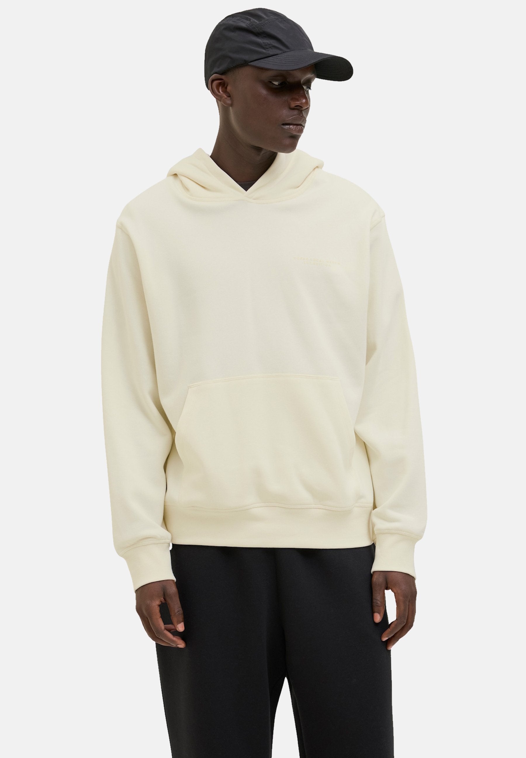Backprintet - Hoodie - hellgelb