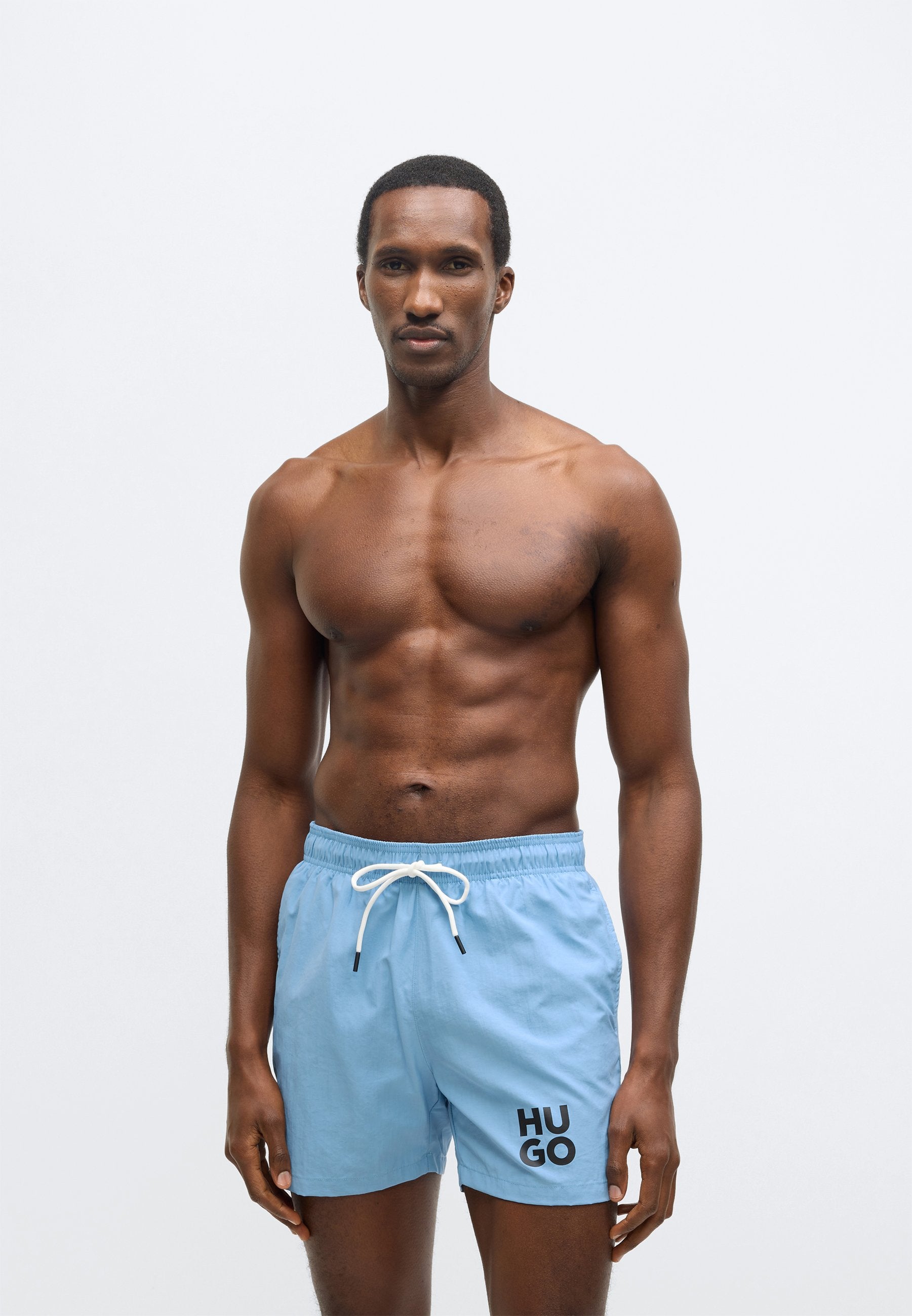 PAOLO - Swimming shorts - light pastel blue
