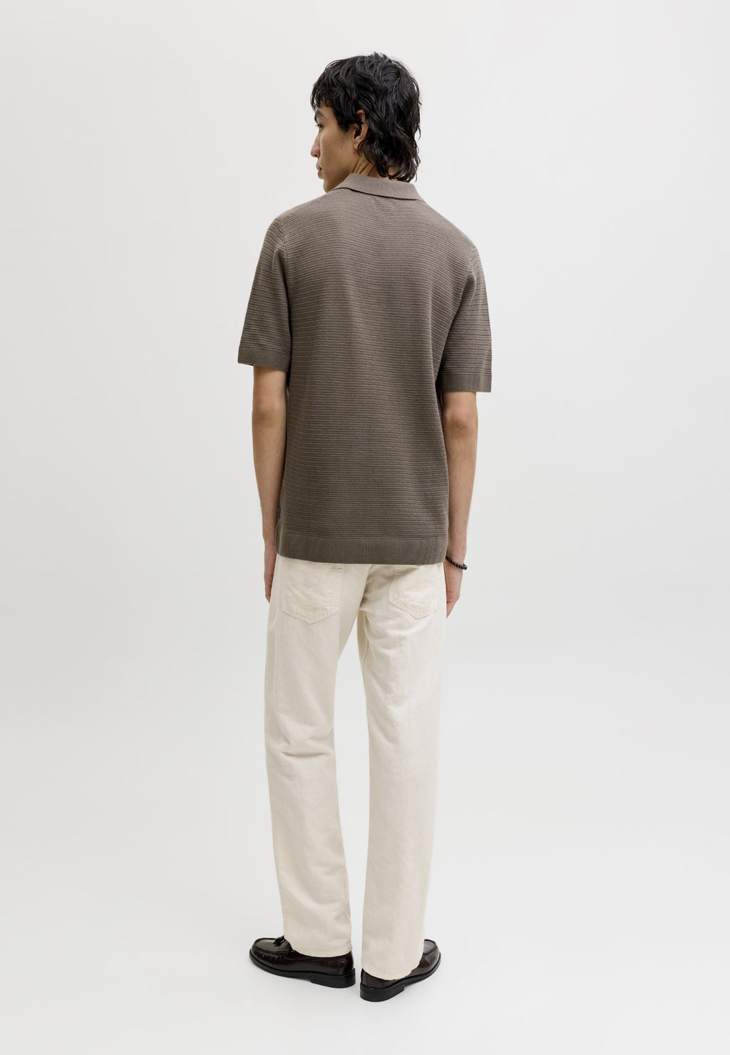 Loose Fit - Trousers - jet stream