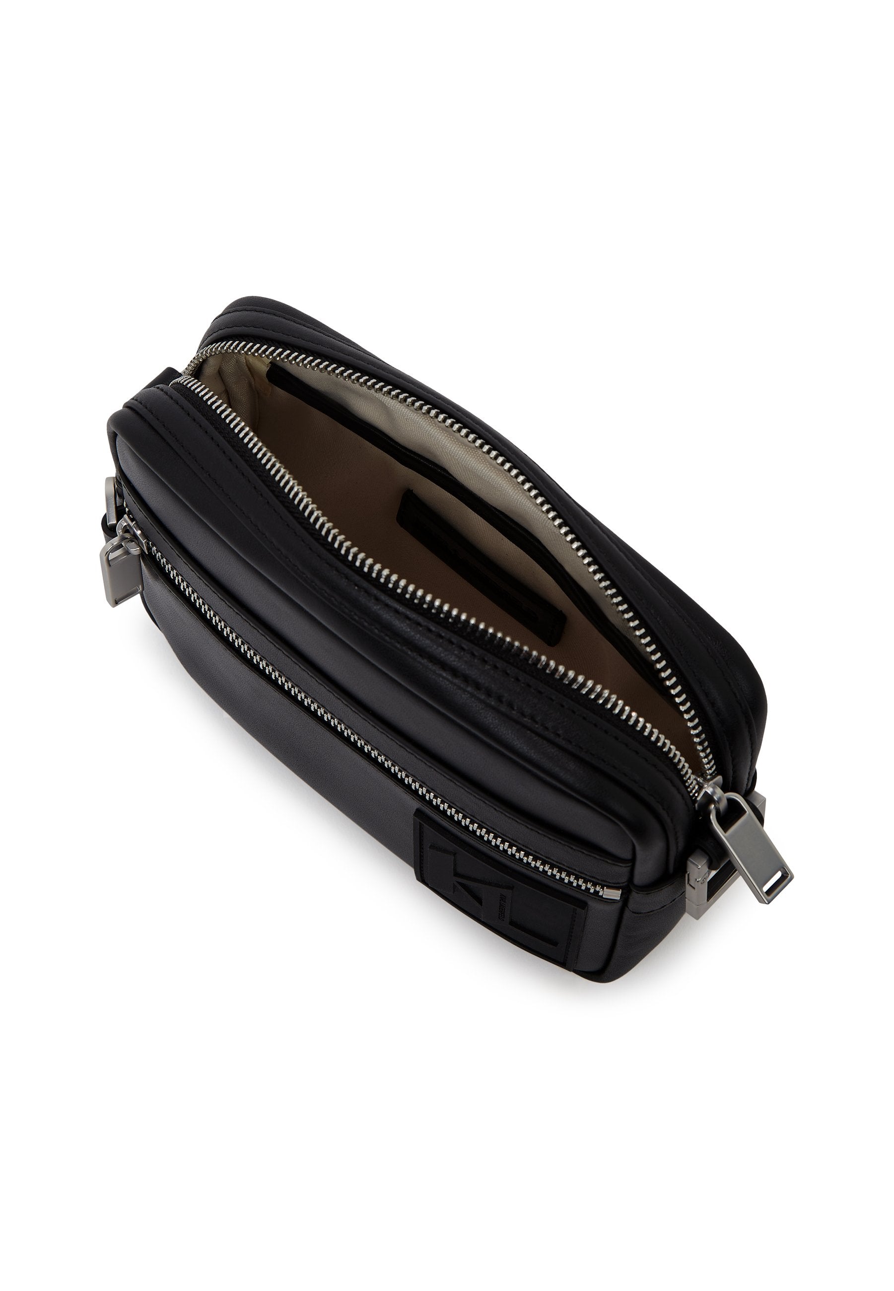 PATCH CAMERA BAG - Cross body bag - black