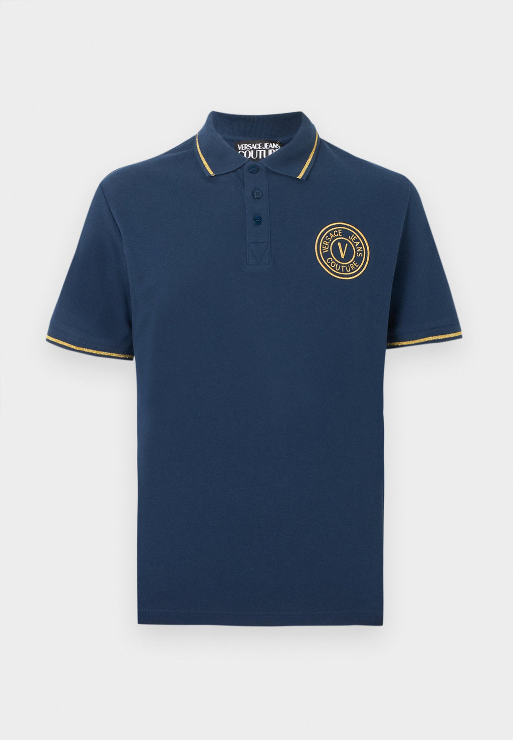 EMBLEM - Polo shirt - ocean/gold-coloured
