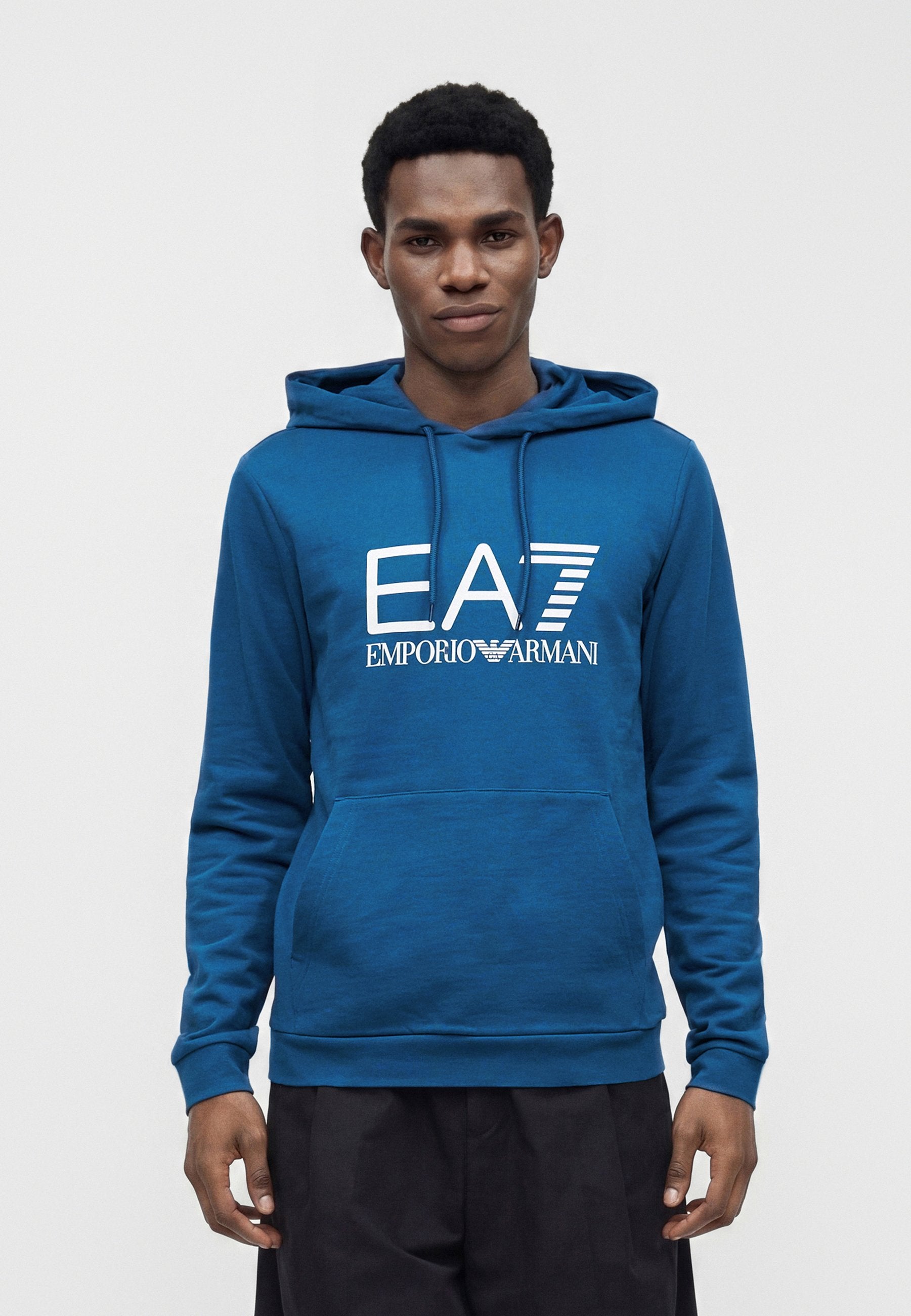 TRAIN CORE BIG LOGO HOODIE COFT - Hoodie - dark blue
