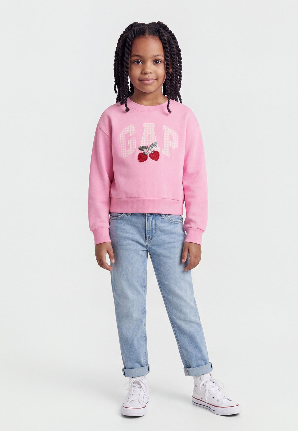 WEDGE CREW - Sweatshirt - parisian pink