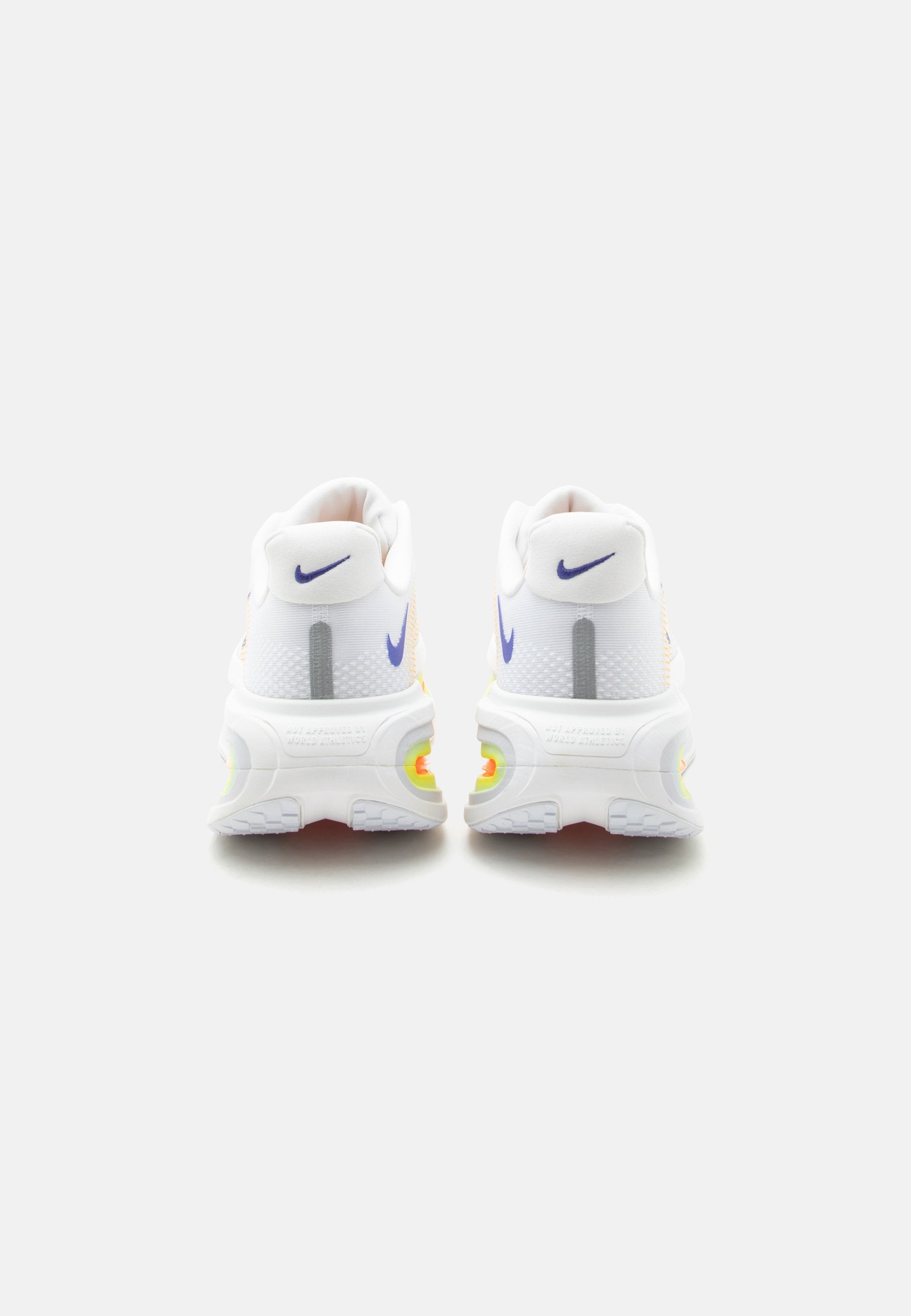 VOMERO PREMIUM - Road running shoes - white/lapis/total orange/laser orange/hydrogen blue/football grey