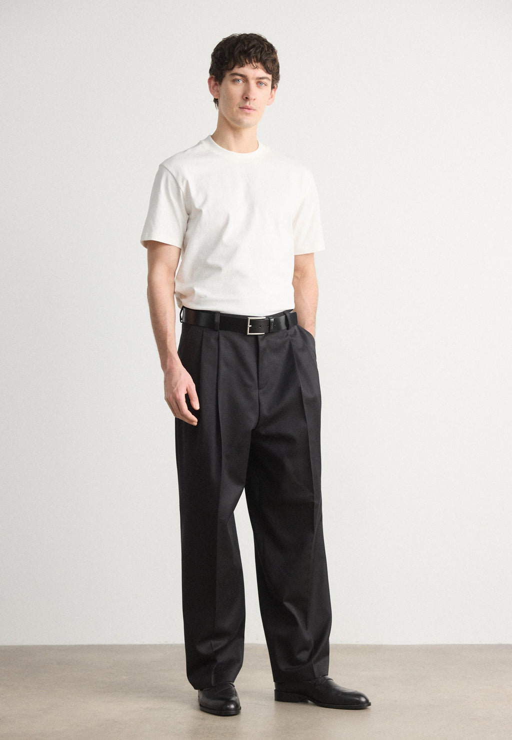 DAPOLINO - Basic T-shirt - ecru
