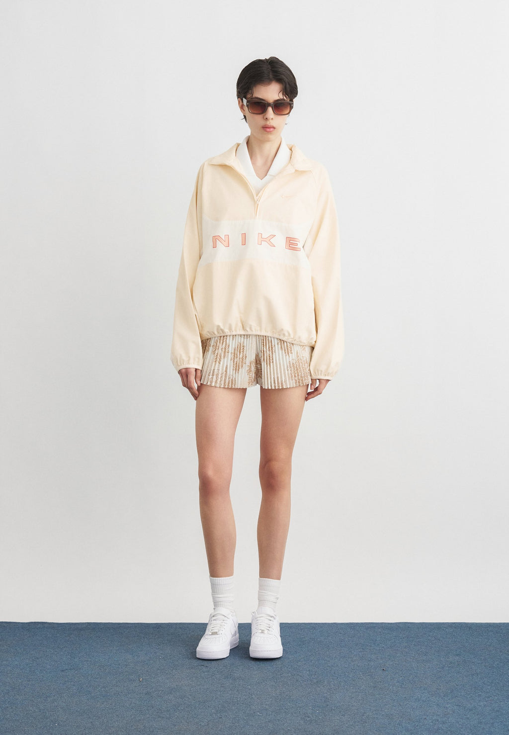 STREET - Veste d'été - craie/blanc/orange arctique