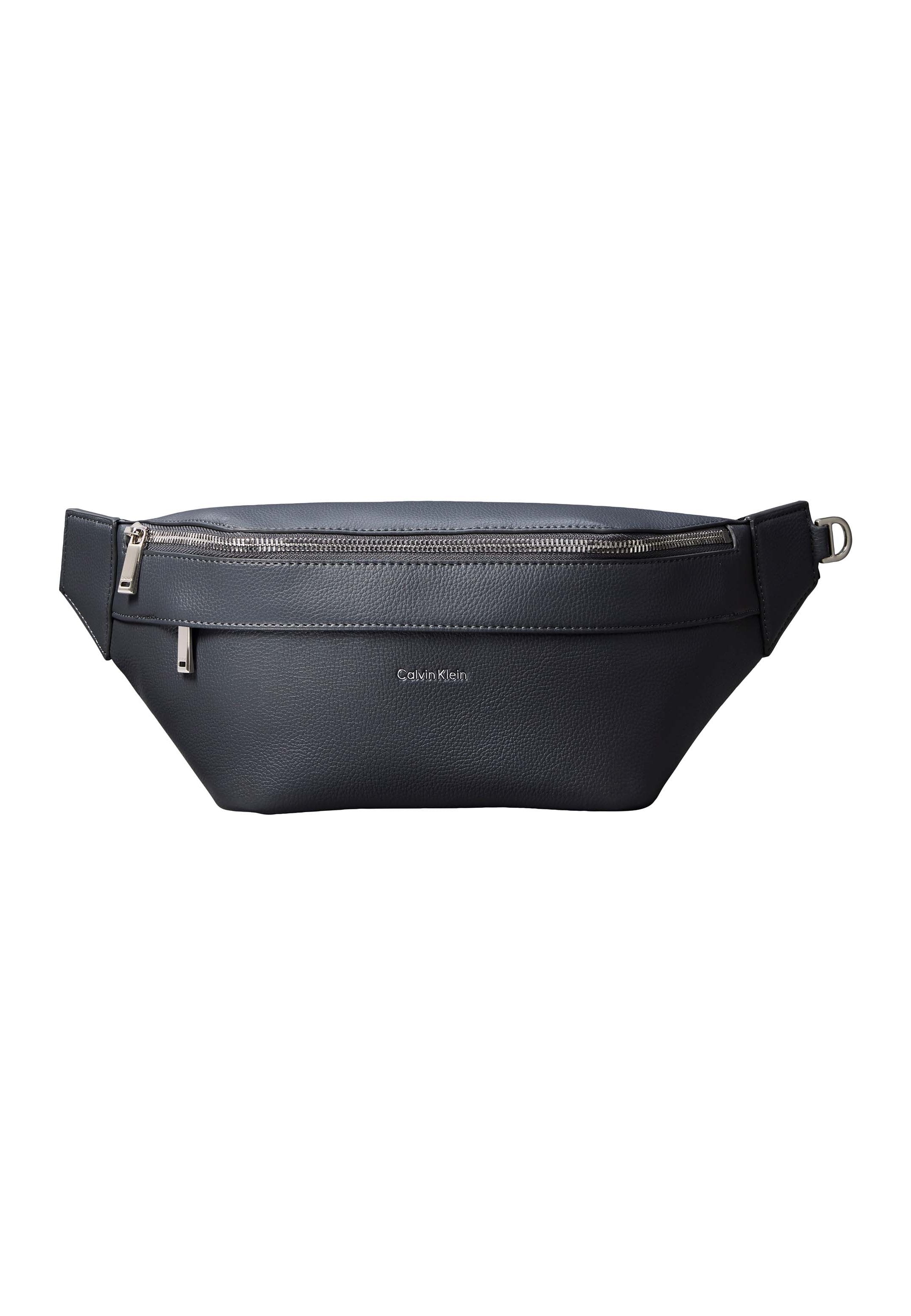 RAISED LOGO - Bum bag - iron gate