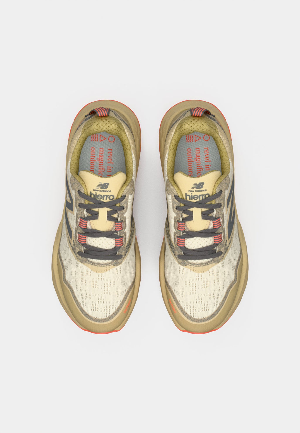 HIERRO V9 - Trail running shoes - linen