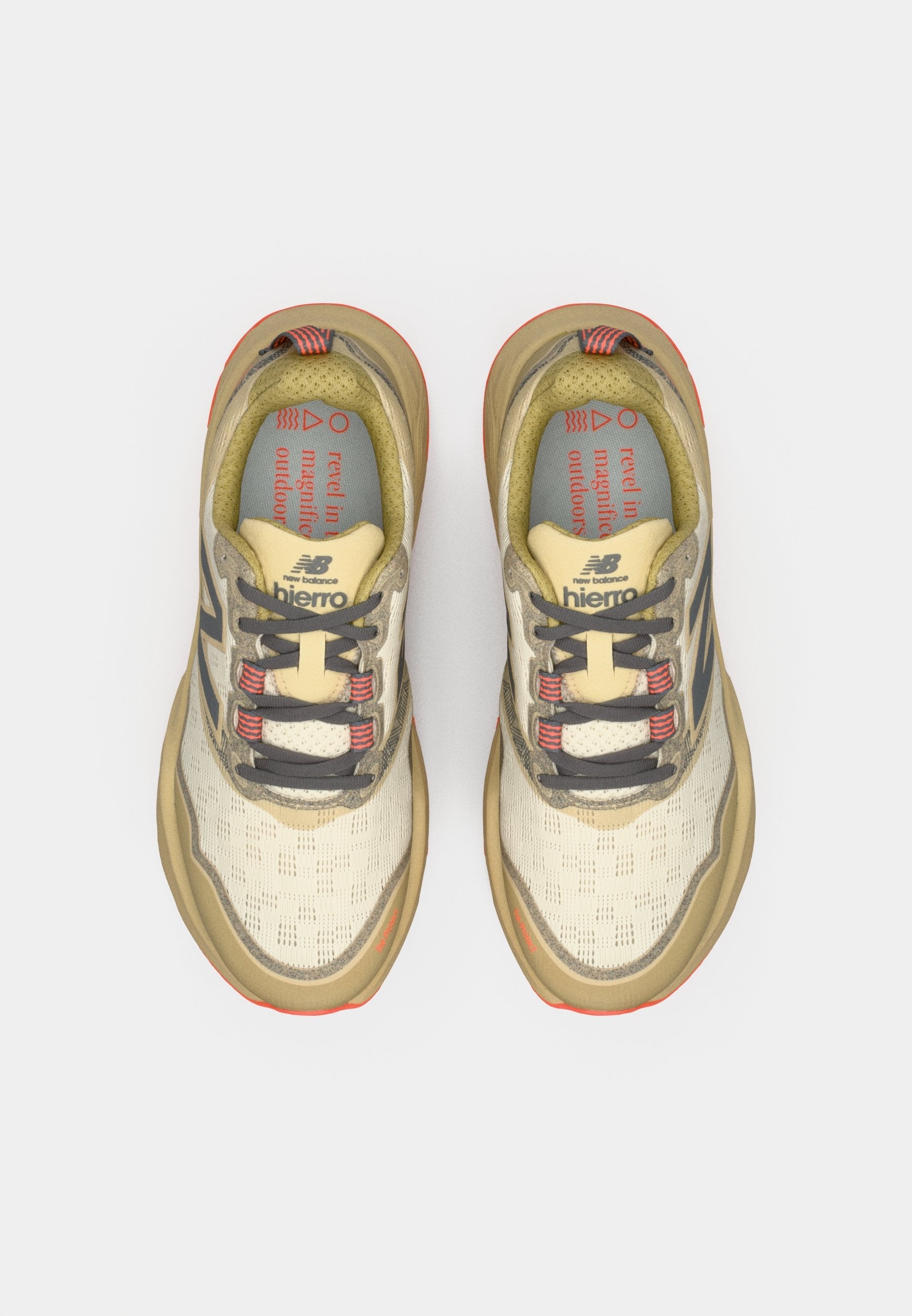 HIERRO V9 - Trail running shoes - linen