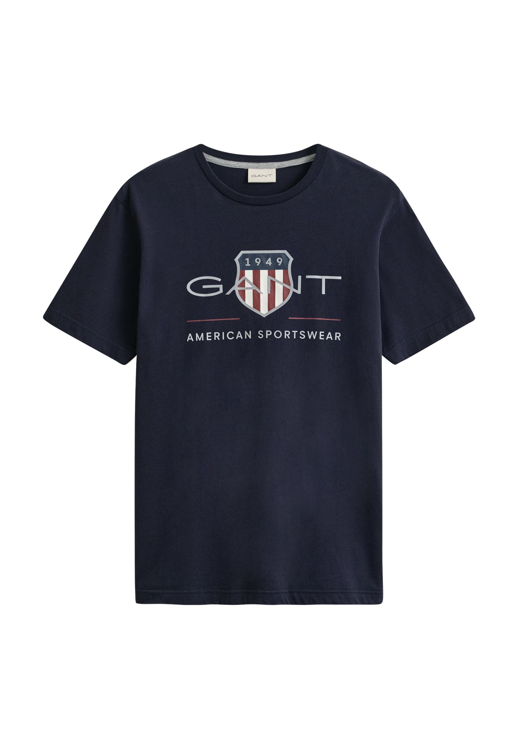 REG ARCHIVE SHIELD SS T-SHIRT - Print T-shirt - evening blue