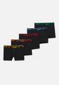 COLOR POP 5 PACK - Boxer briefs - black