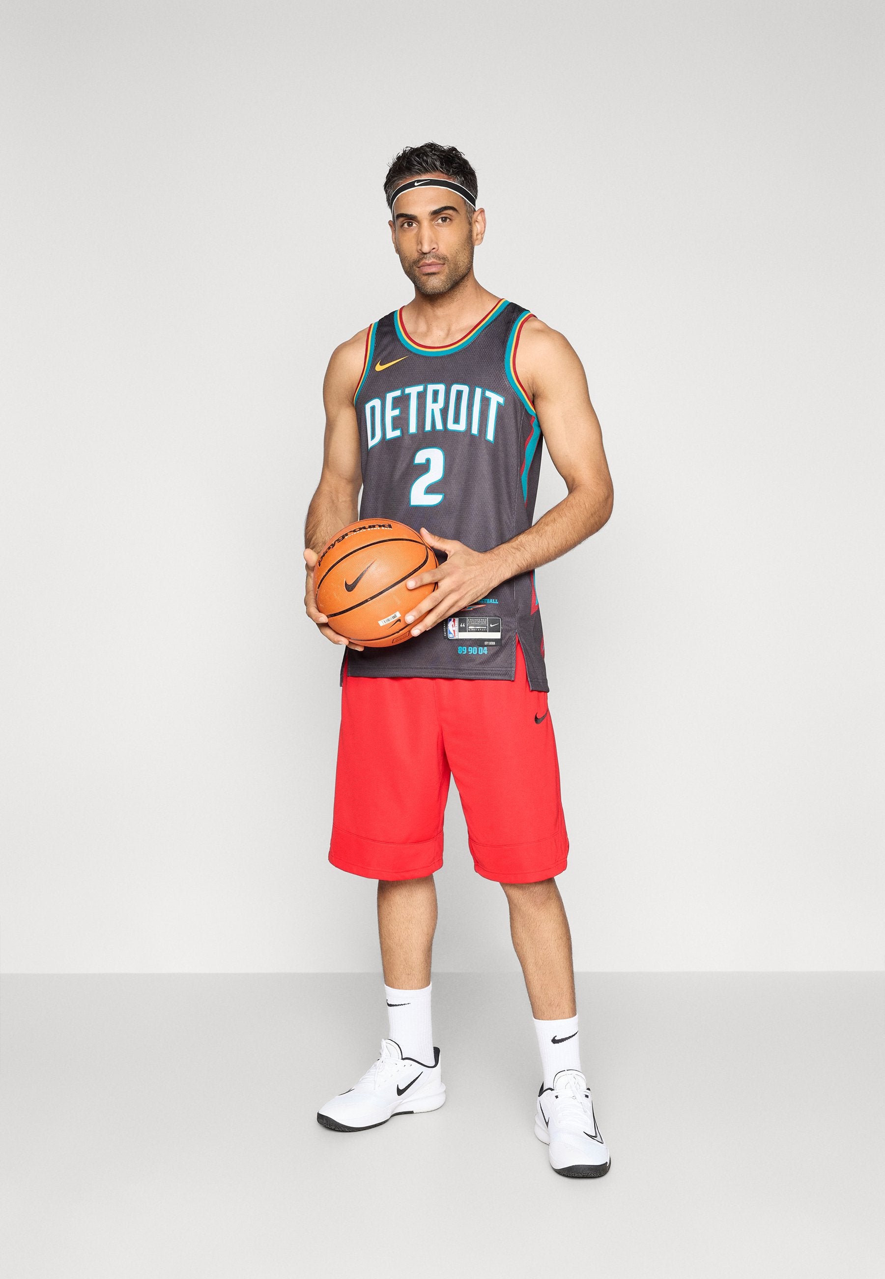 DETROIT PISTONS CADE CUNNINGHAM SWINGMAN JERSEY CITY EDITION 25 - NBA jersey - oil grey