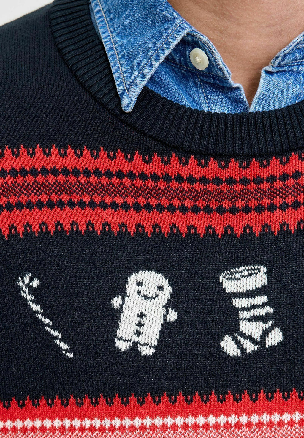 Knitted X-mas Knitted - Jumper - true red