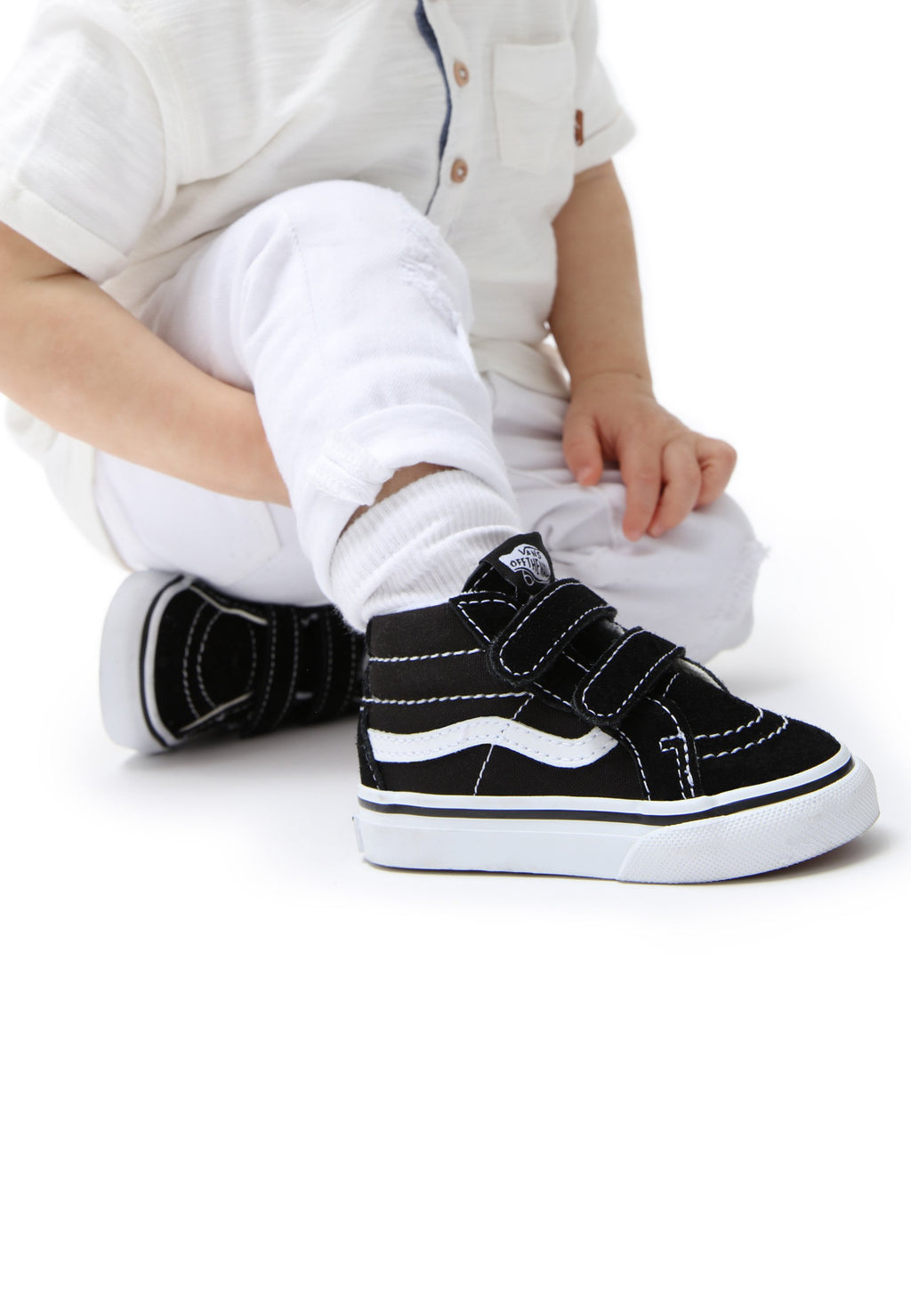 SK8-MID REISSUE V  UNISEX - Baby shoes - black true white