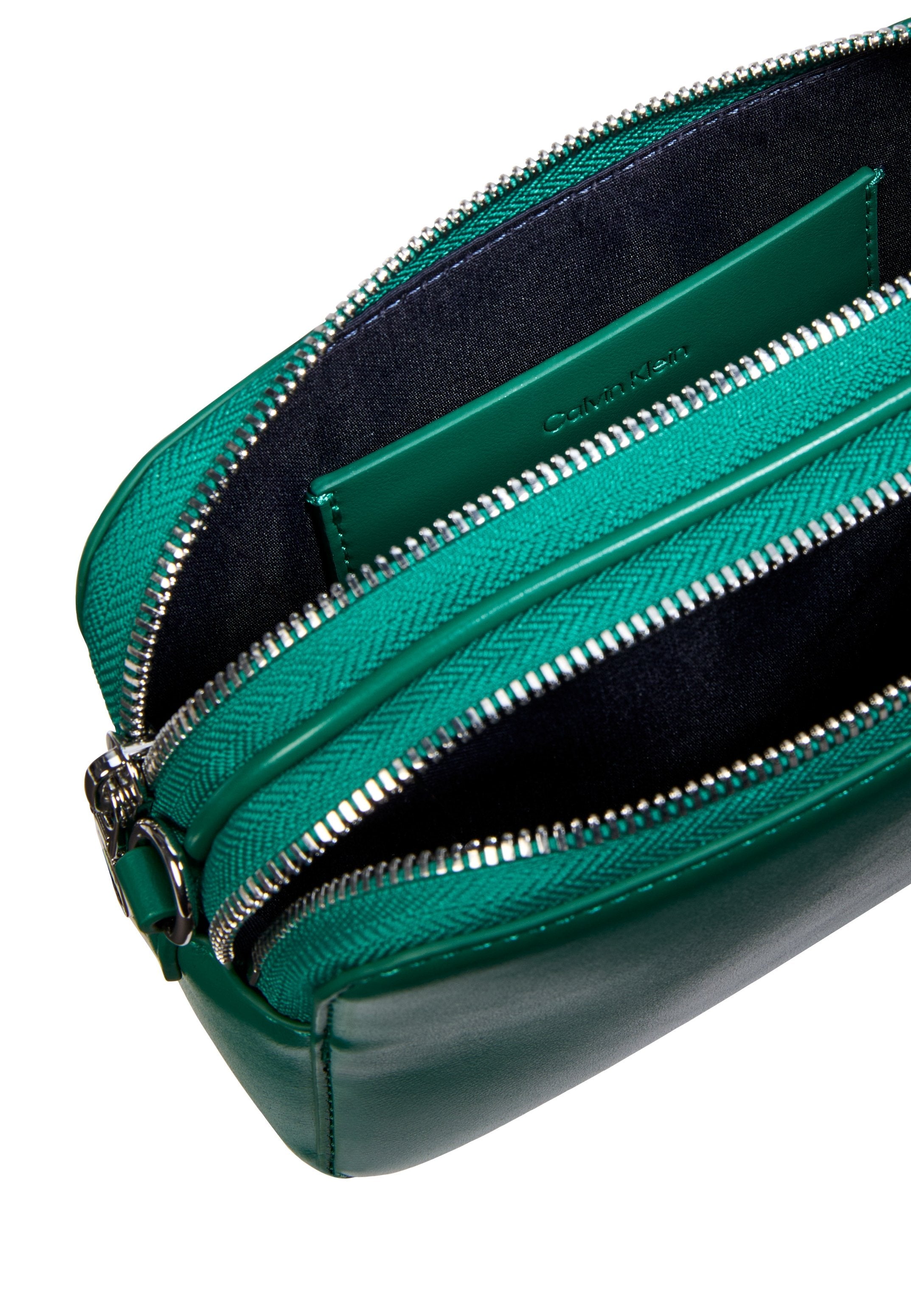 WEBBING DOUBLE STRAP CAMERA BAG - Cross body bag - enchanted forest