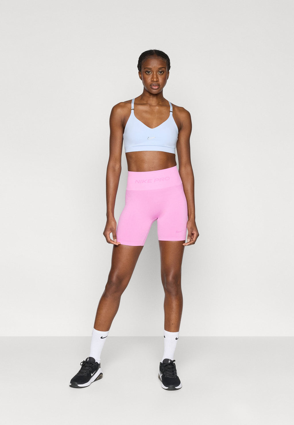 SHORT - Leggings - light magenta