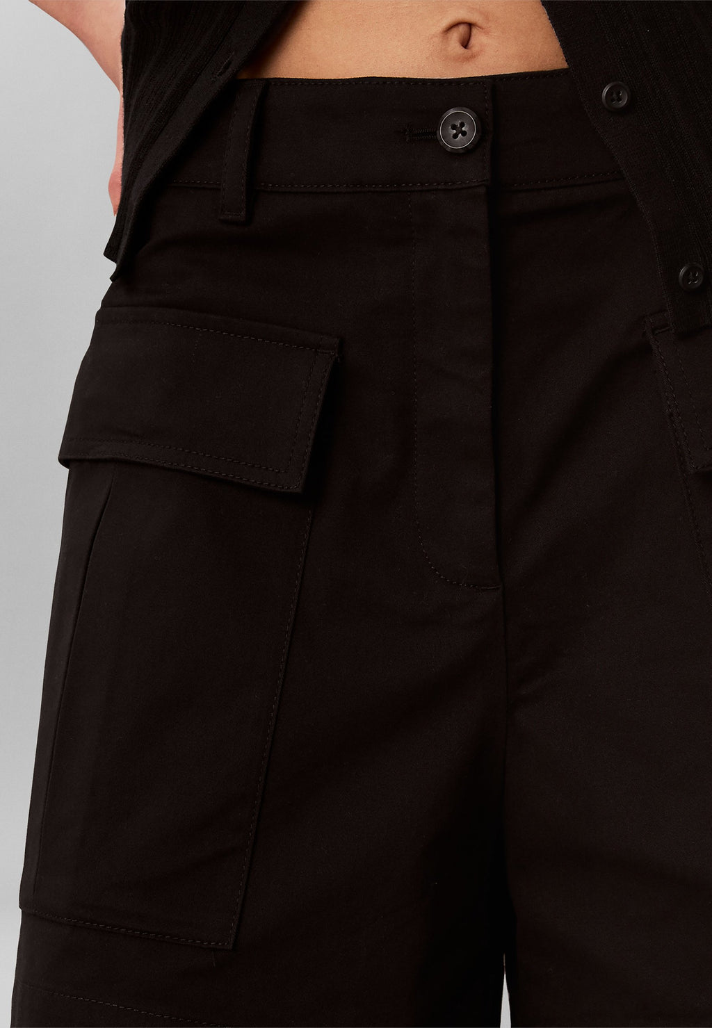 SHORT UTILITAIRE - Shorts - noir