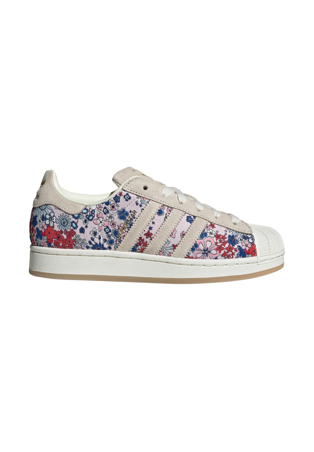 SUPERSTAR II W - Baskets - blanc cassé/or métallisé