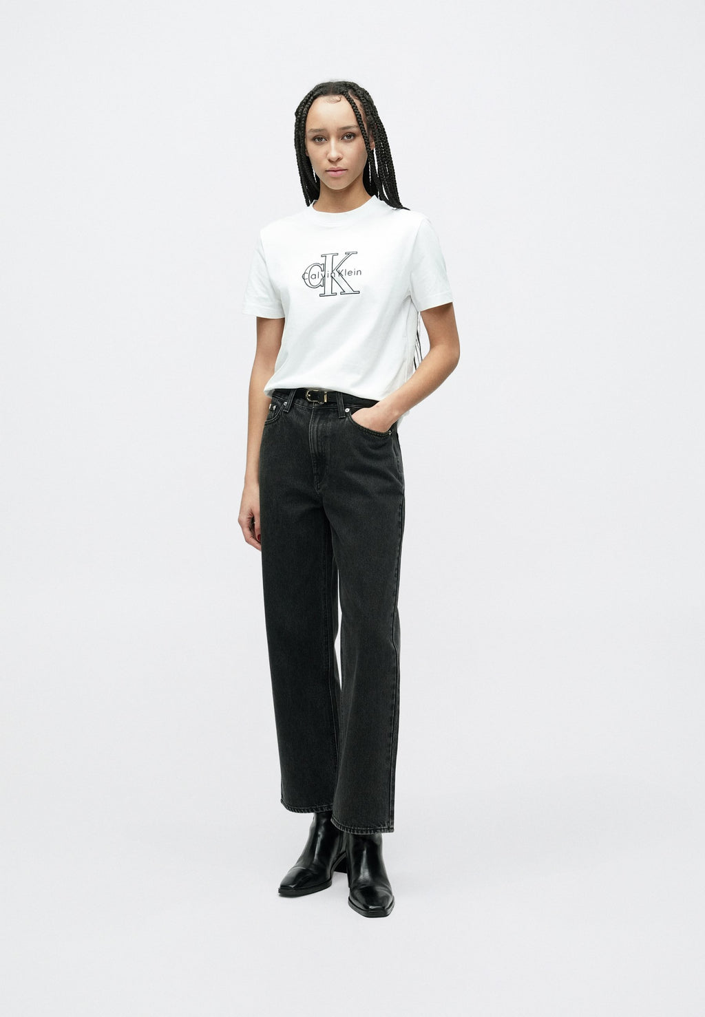 BARREL ESSENTIAL  - Wide Leg - black