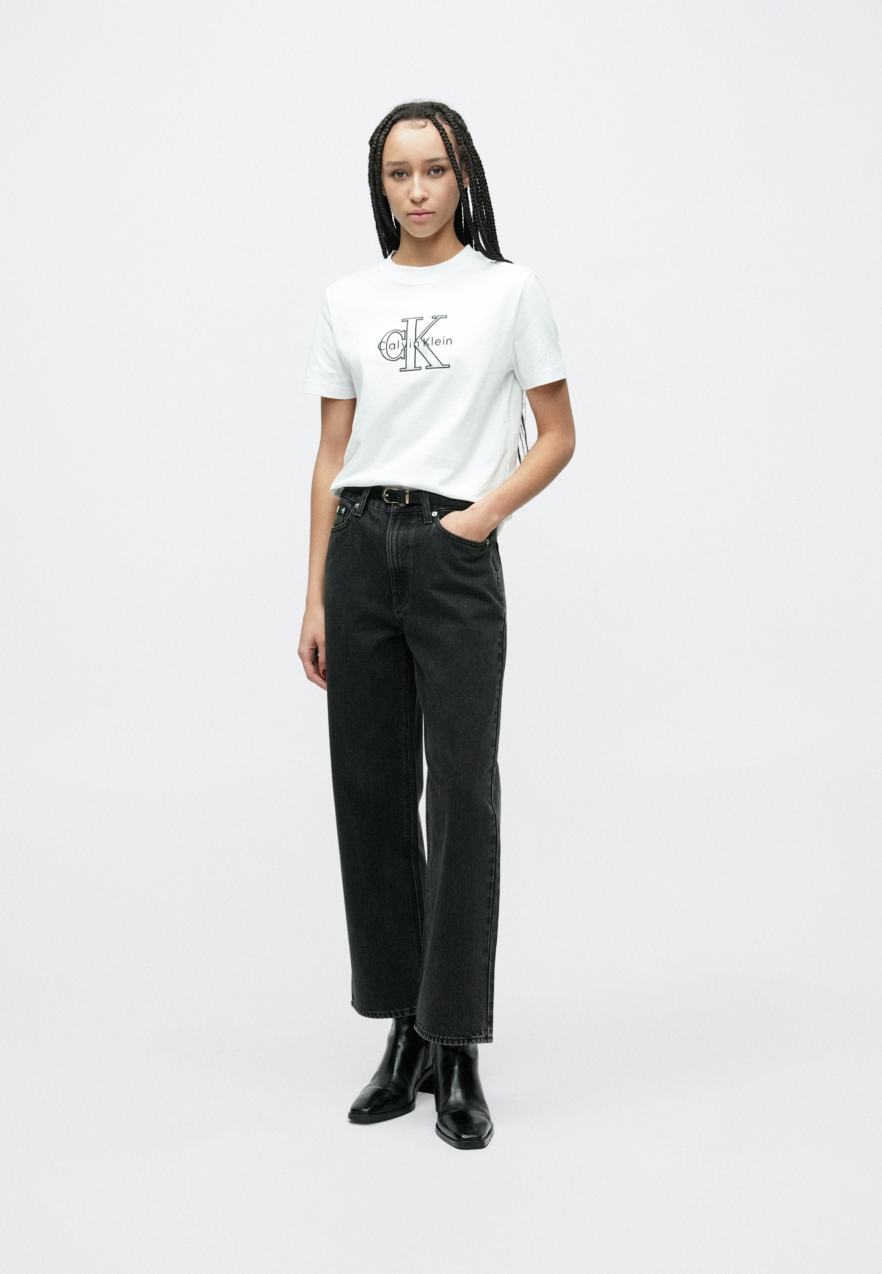 BARREL ESSENTIAL  - Wide Leg - black