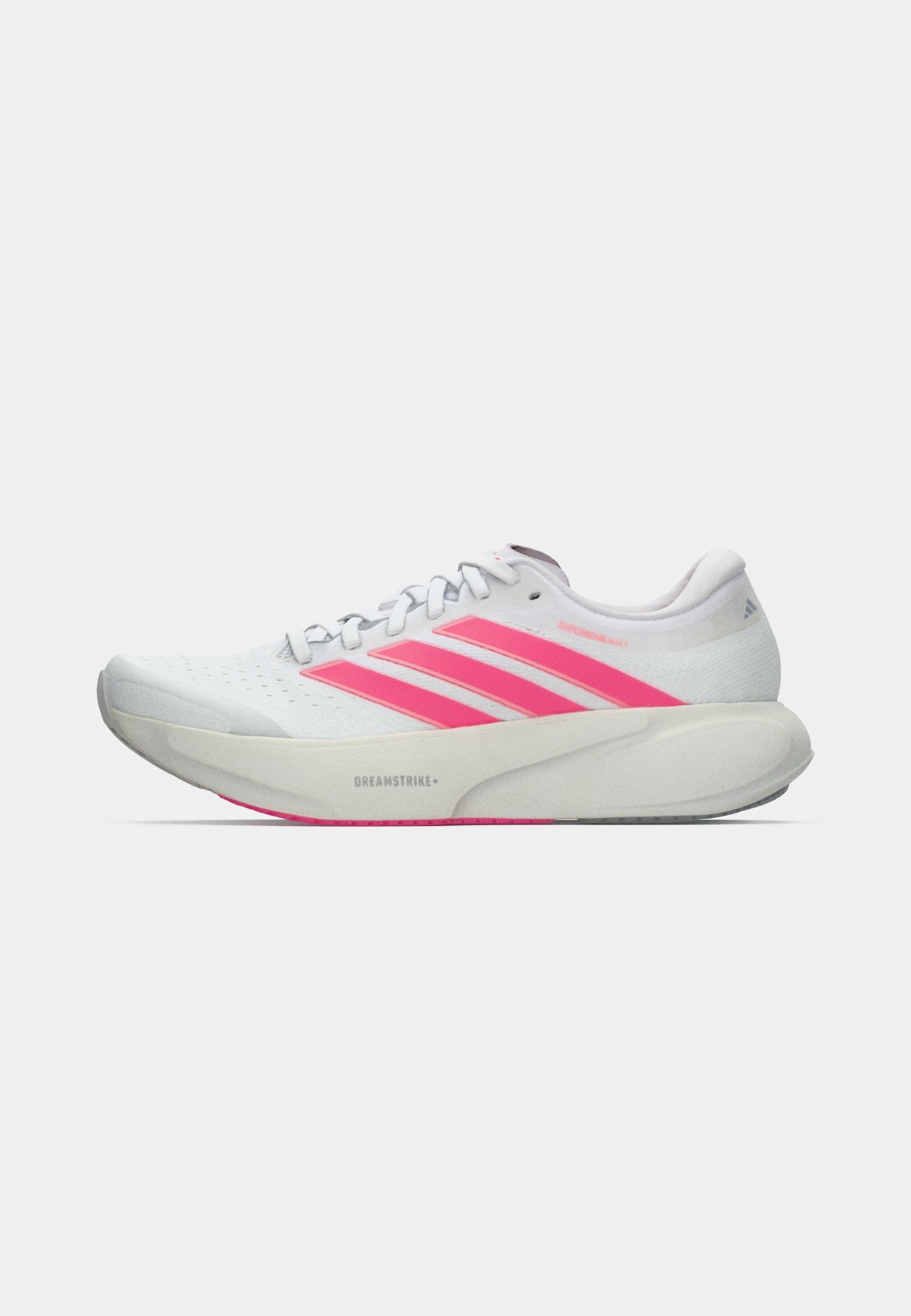 SÜPERNOVA RISE 3 W - Yol koşu ayakkabısı - footwear white/lucid pink/crystal white