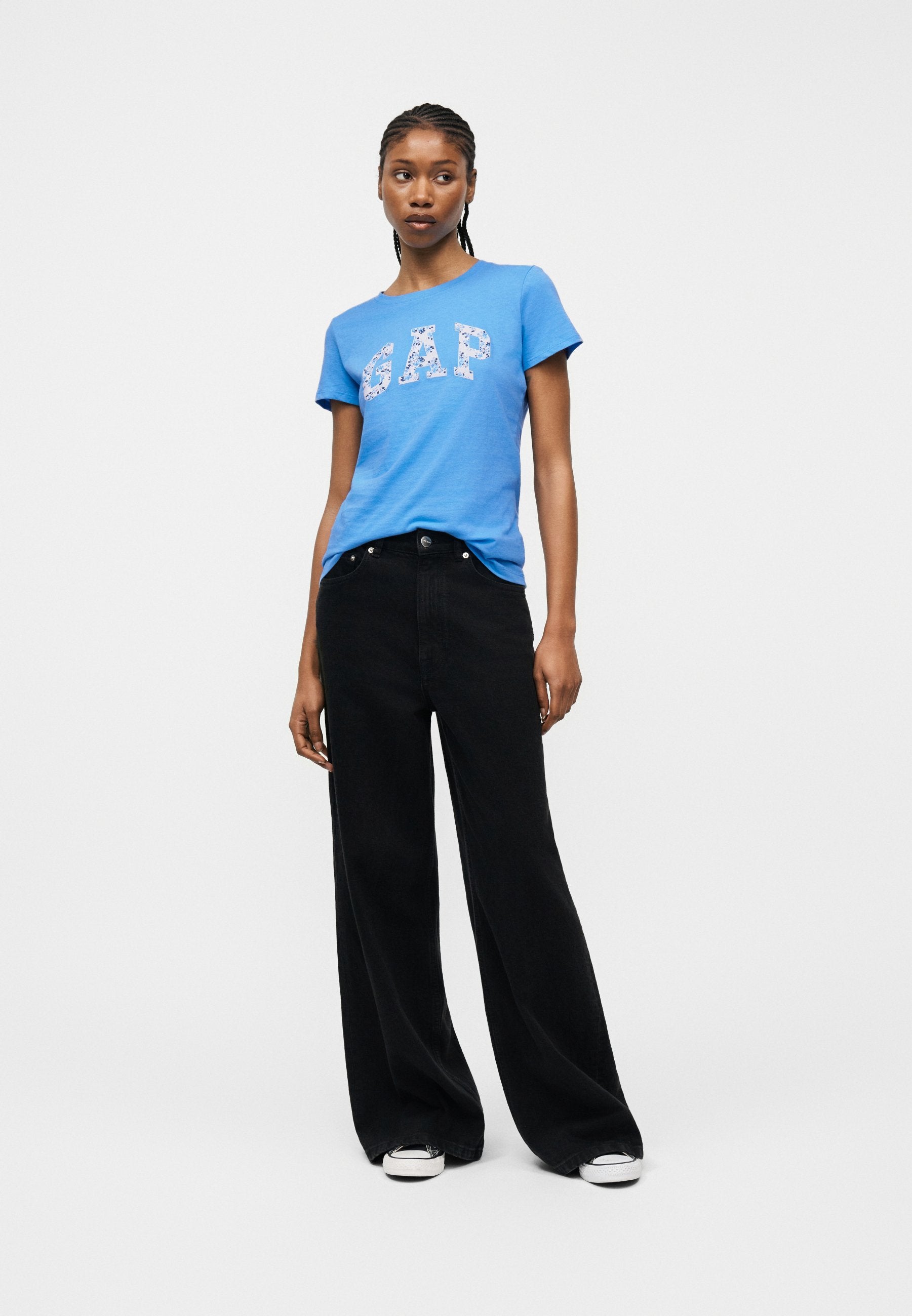 TEE - Print T-shirt - union blue