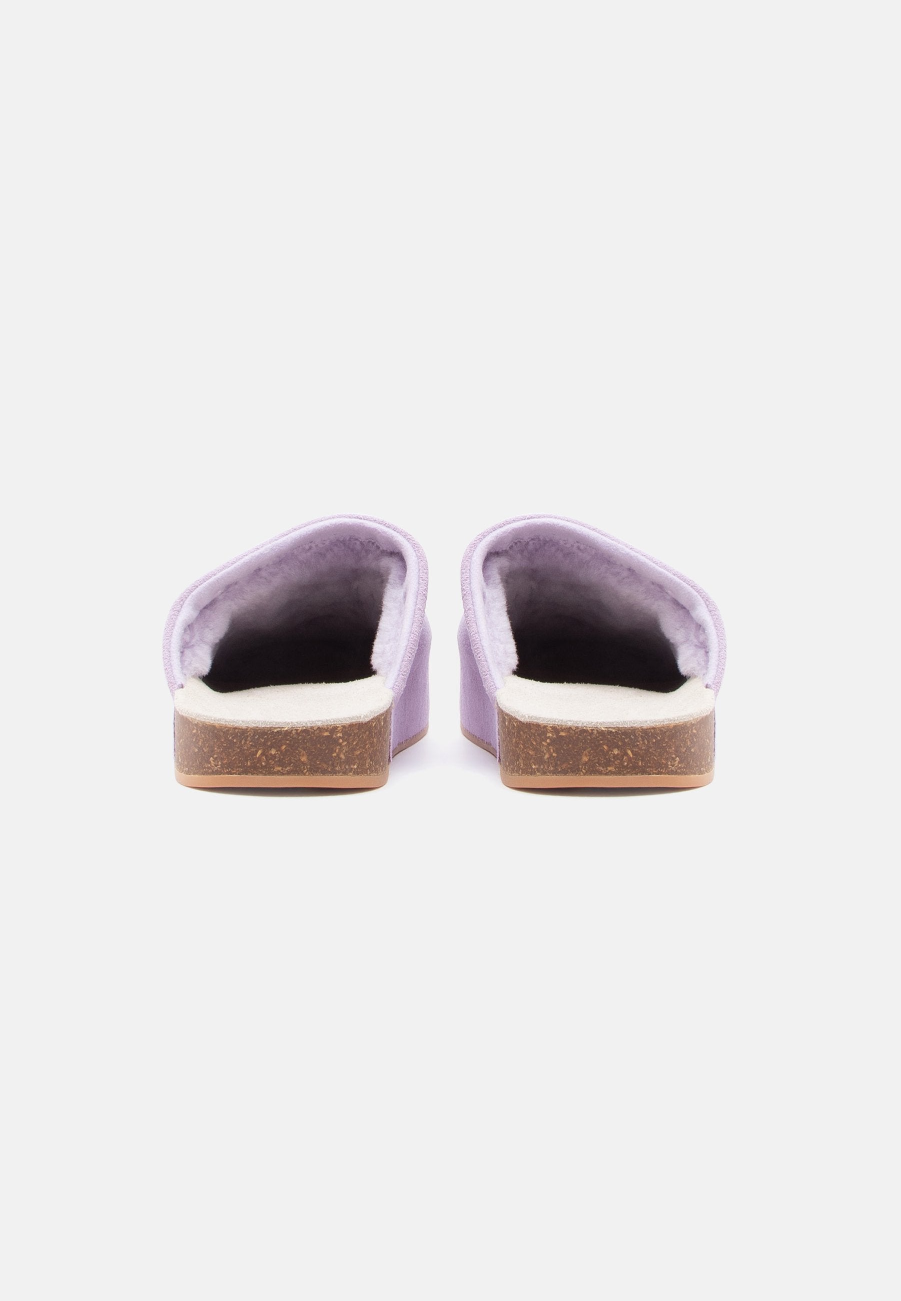 ADIMULE - Chaussons - prune/beige poudré