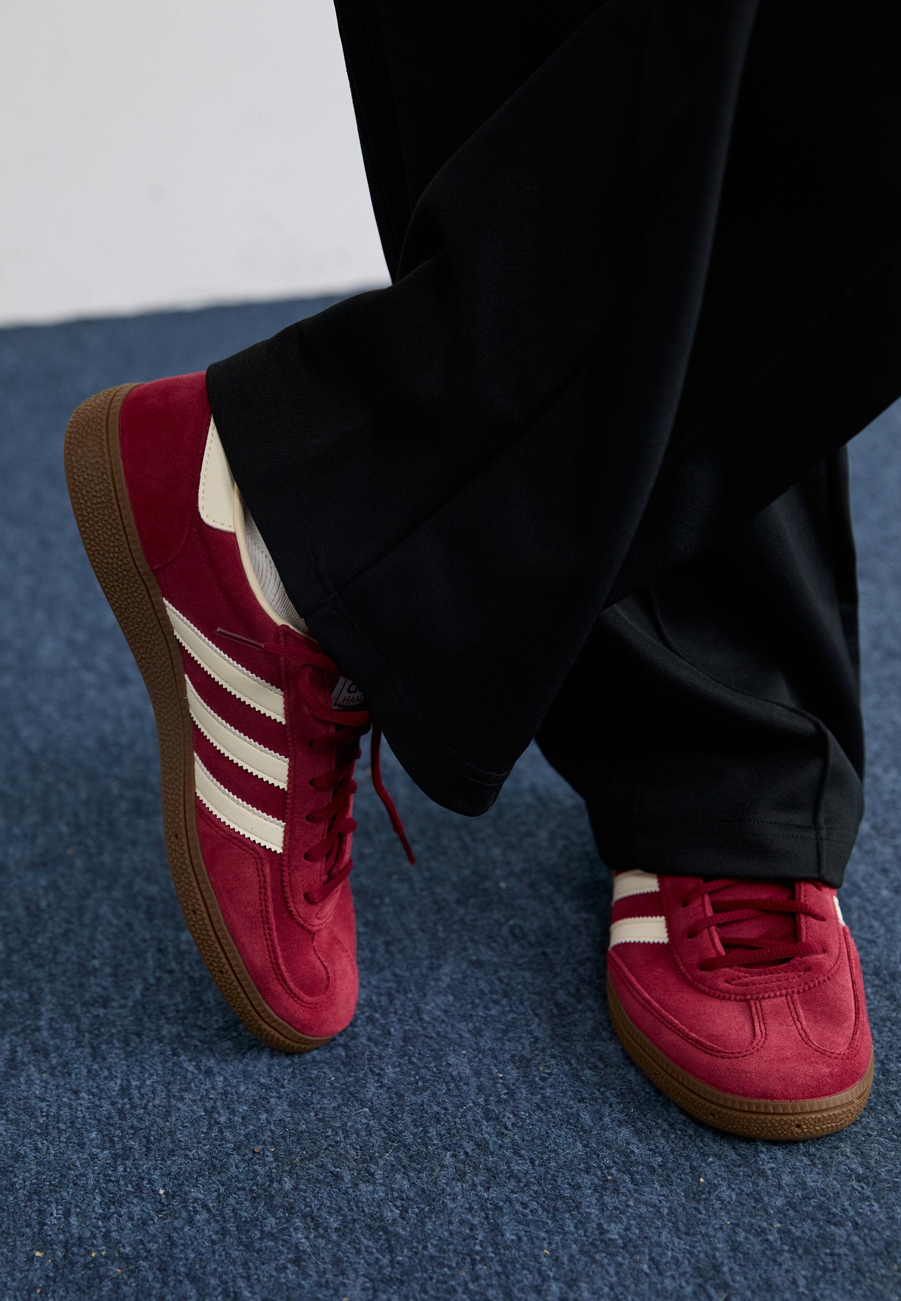 HANDBALL SPEZIAL UNISEX - Baskets basses - noble maroon/cream white/gum