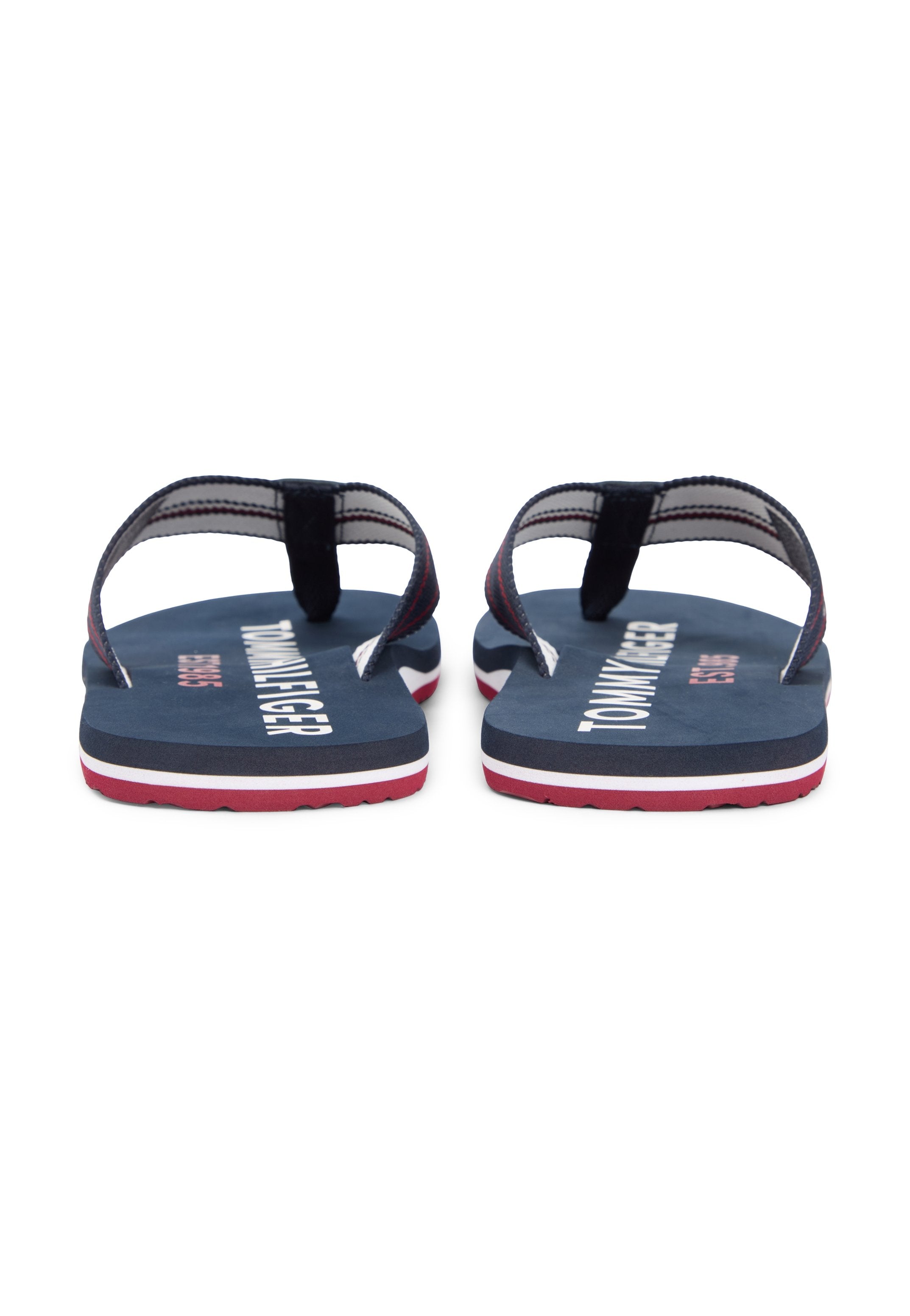WEBBING STRAP LOGO FLIP-FLOPS - T-bar sandals - desert sky