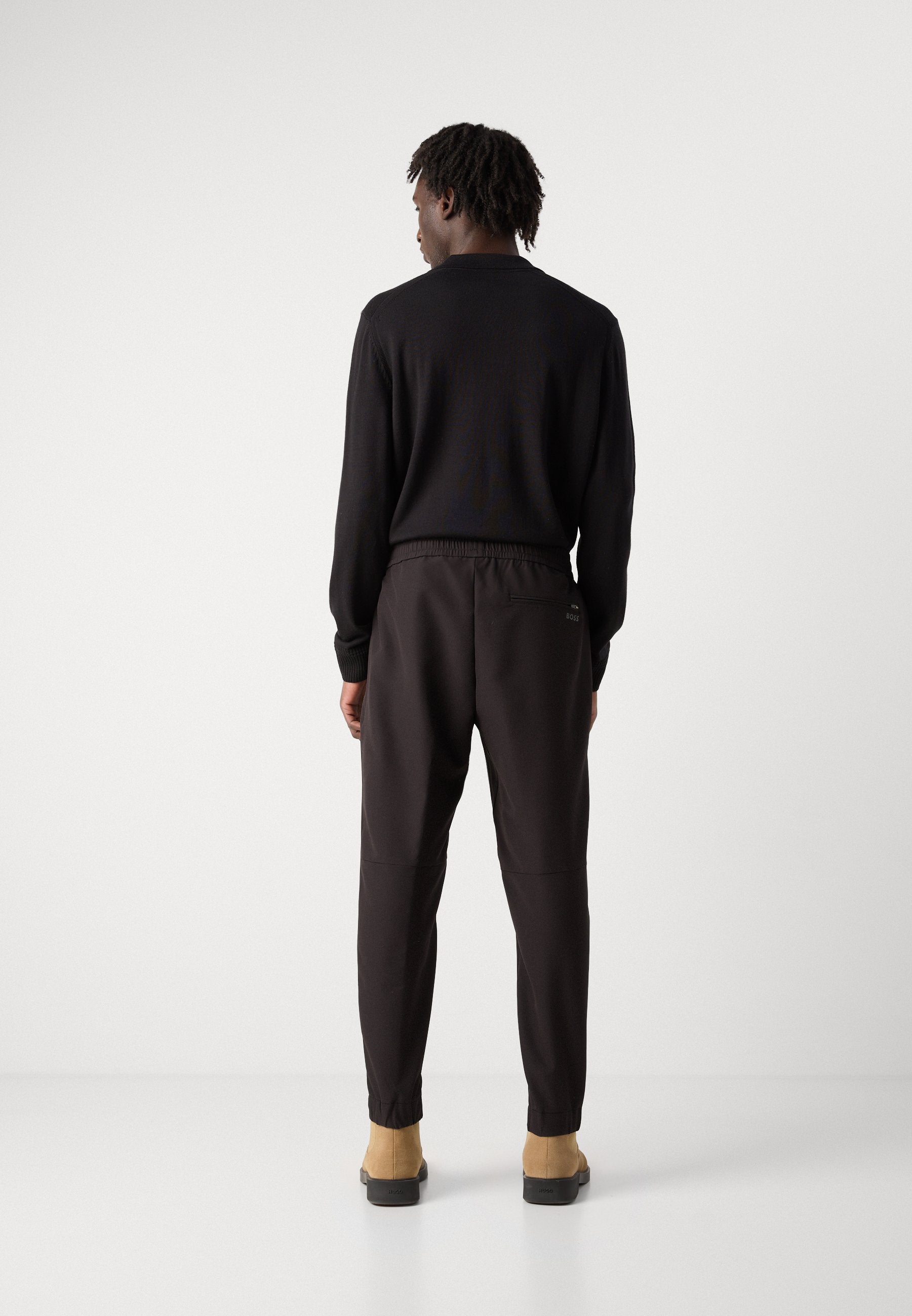 T_FLEX - Trousers - black