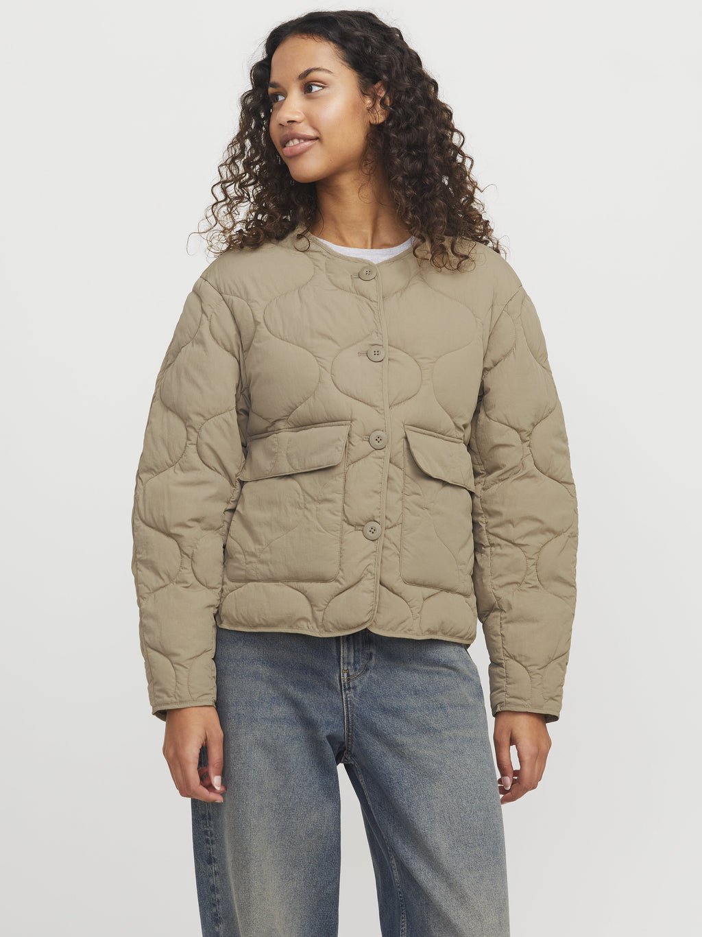 Quilted JXHOPE Quilted - Light jacket - coriander