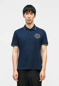 EMBLEM - Polo shirt - ocean/gold-coloured