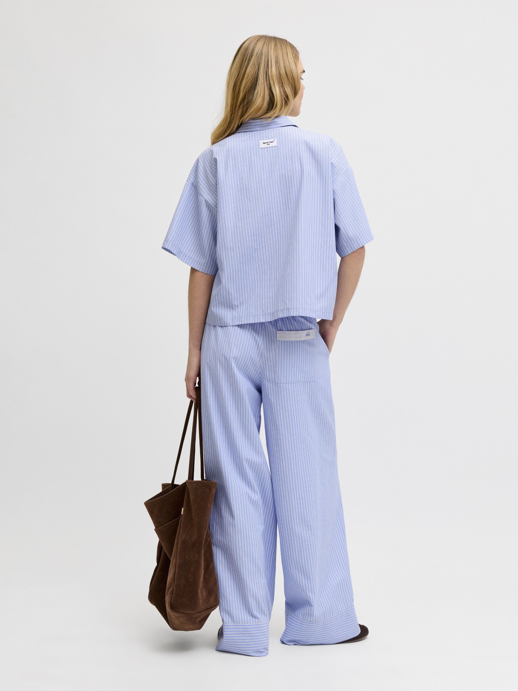 JXCARO SHIRT - Button-down blouse - hydrangea