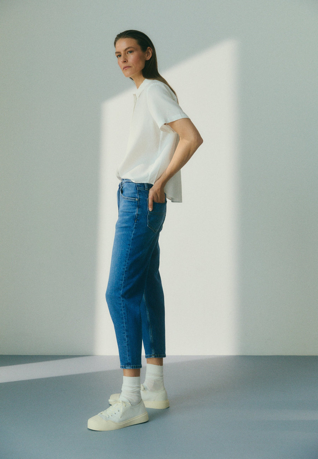 MOM - Relaxed fit jeans - blue