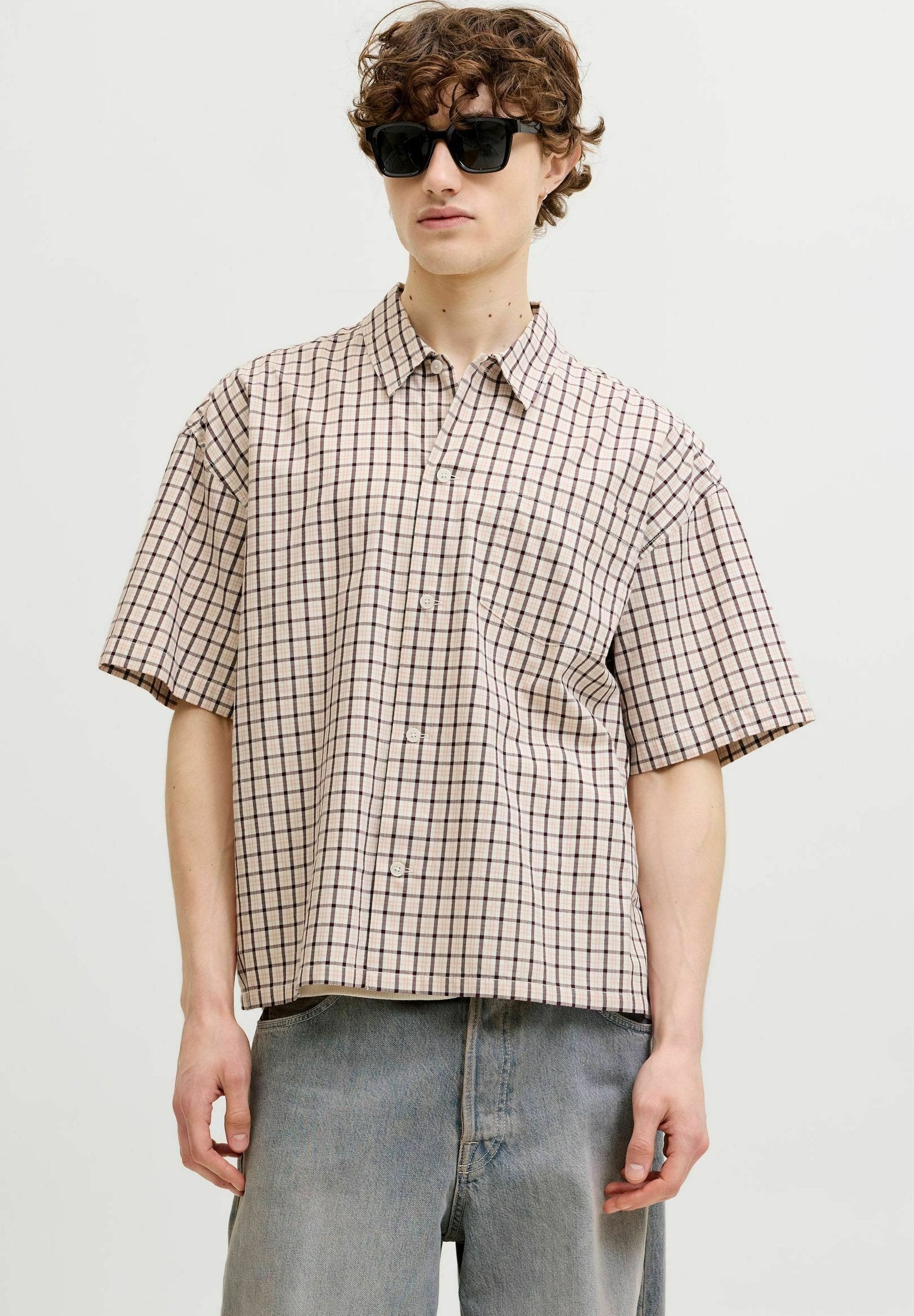 SHIRT LOOSE FIT SHIRT - Shirt - antique white