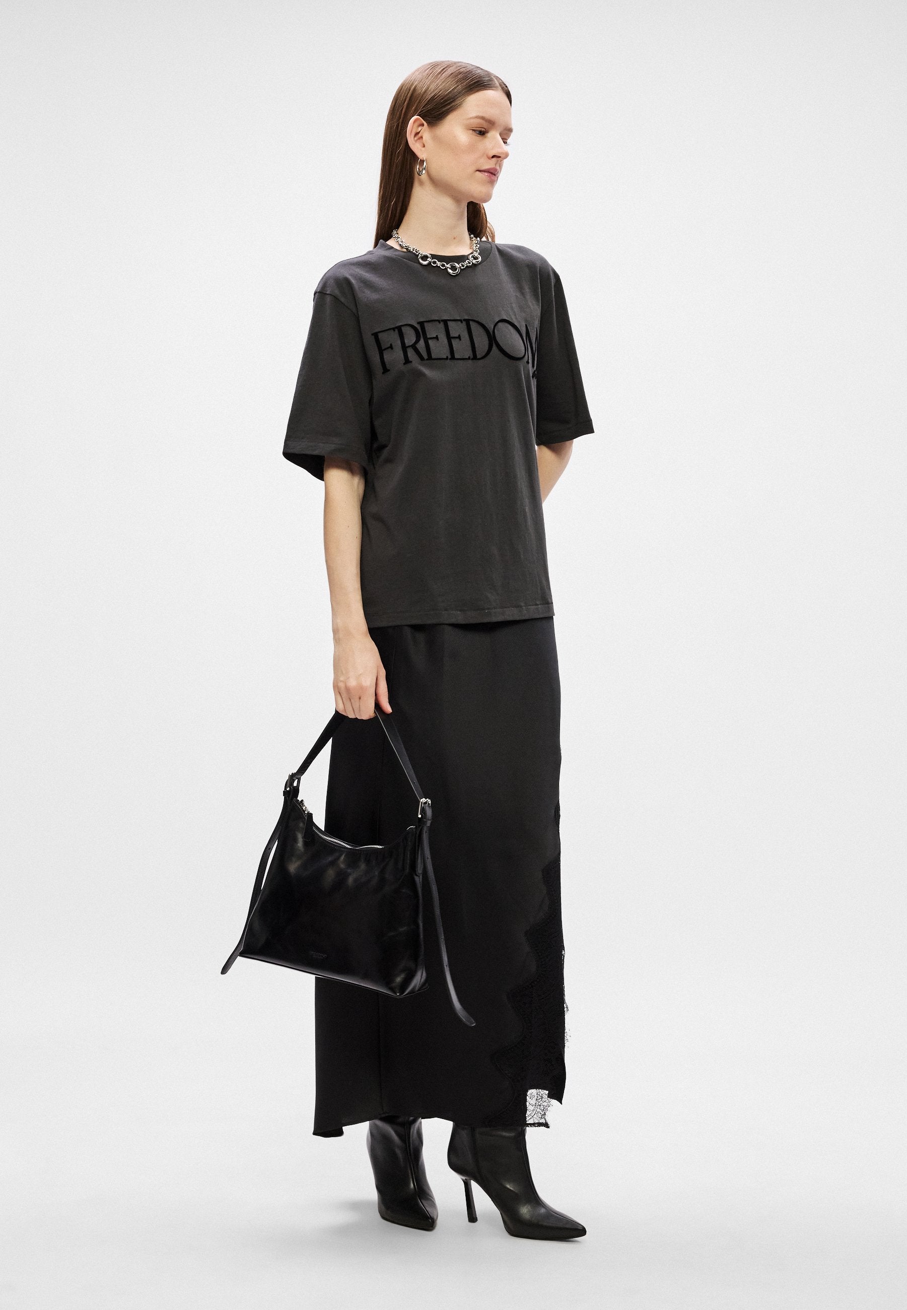 EREGULAR - Print T-shirt - open grey